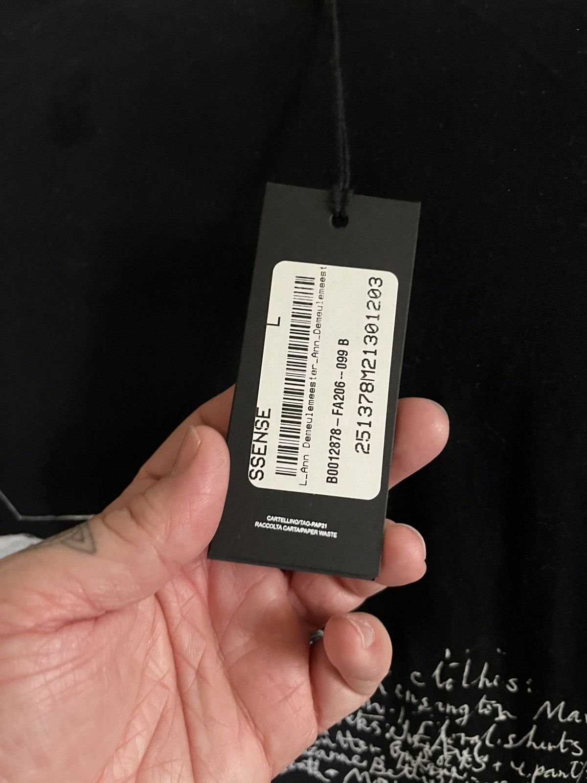 Ann Demeulemeester Ann demeulmeester t shirt Size US L / EU 52-54 / 3 - 2 Thumbnail