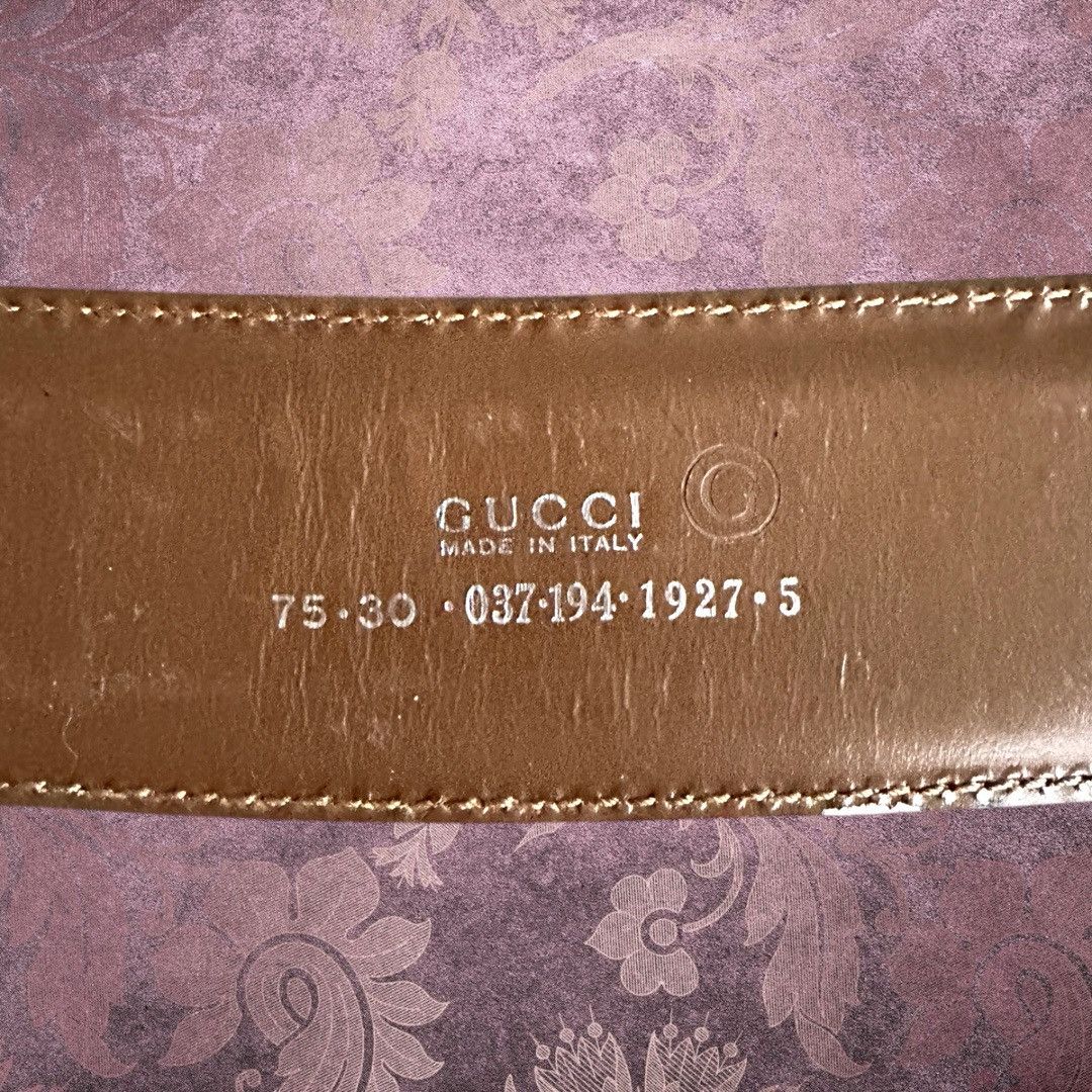 Gucci Gucci by Tom Ford FW 1995 gold horsebit patent leather belt Size ONE SIZE - 7 Thumbnail