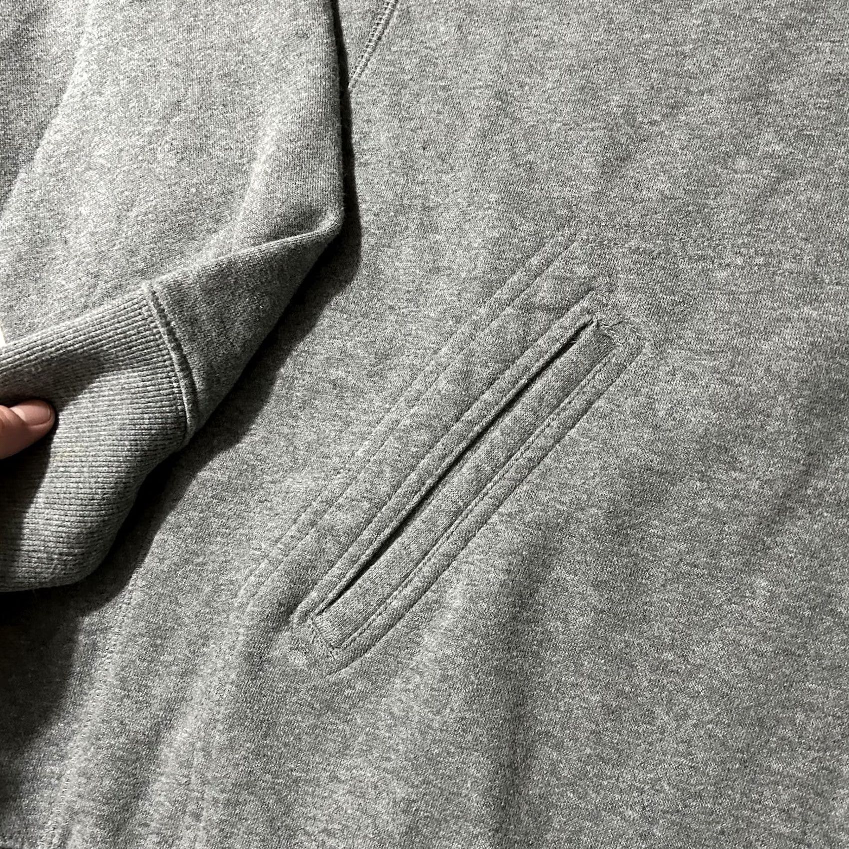 Nike VINTAGE Nike Center Swoosh Georgia Southern College Hoodie XL Mens Gray Pullover College 90s Y2K Size US XL / EU 56 / 4 - 3 Thumbnail