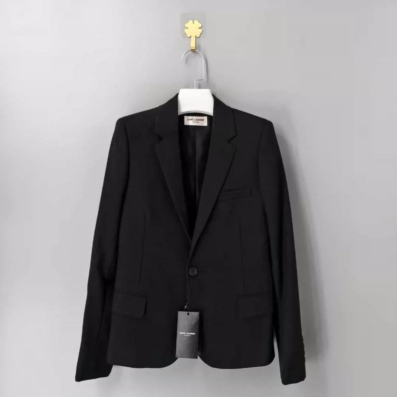 Saint Laurent Paris Saint Laurent Paris SMOKING Chinese Single Breasted Jacket Size XXS / US 00 / IT 34 - 1 Thumbnail