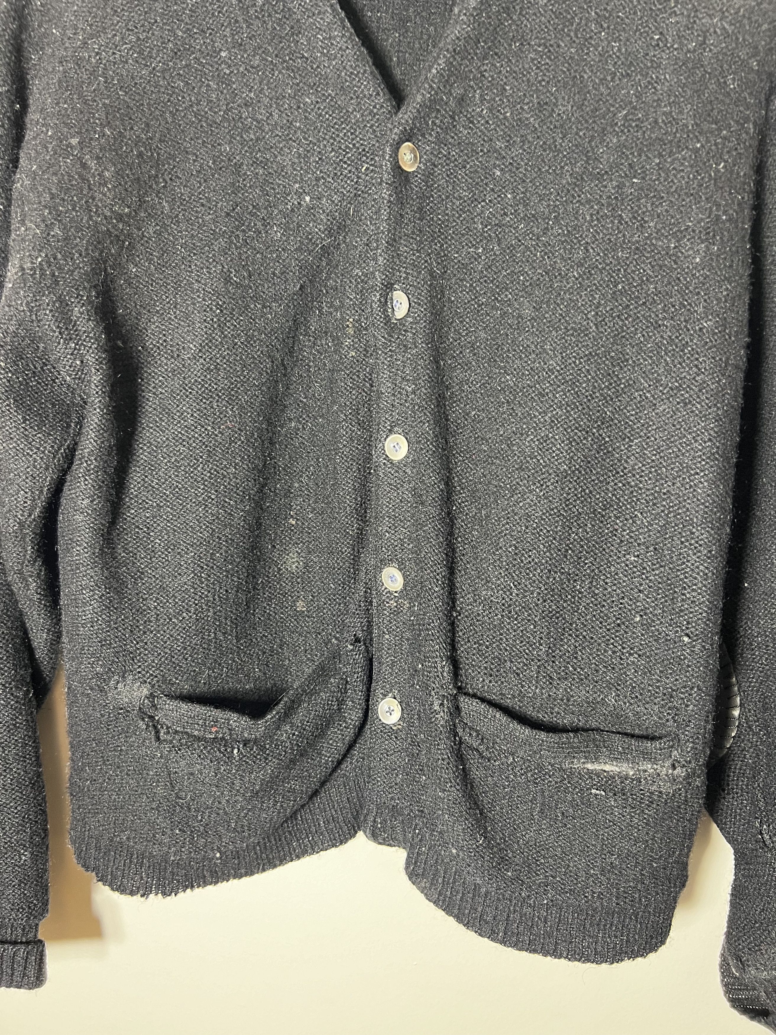 Other × Vintage Vintage 40's-50's Wool, Alpaca, Orlon Acrylic Knit Sweater Size US S / EU 44-46 / 1 - 2 Thumbnail