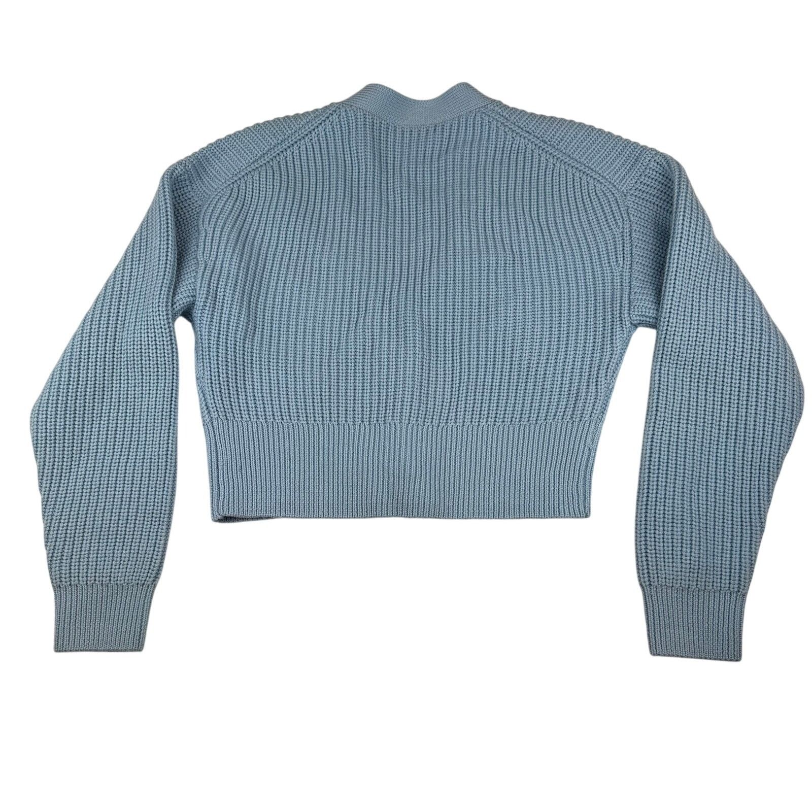 Other Babaton Cropped Knit Cardigan Baby Blue XS Size XS / US 0-2 / IT 36-38 - 2 Thumbnail