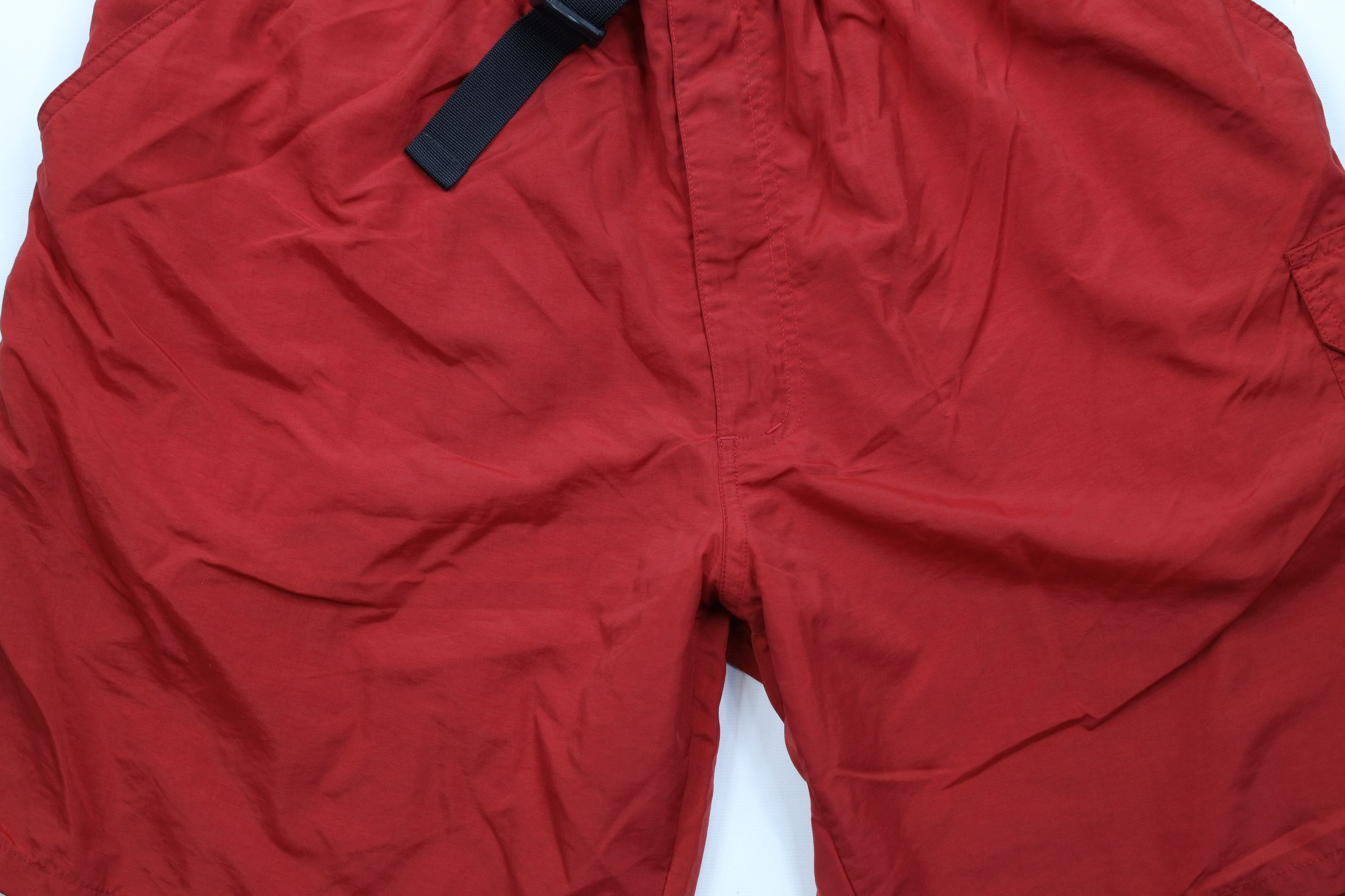 Vintage Vintage 90s Streetwear Packable Trekking Cargo Shorts Red Size US 34 / EU 50 - 3 Thumbnail