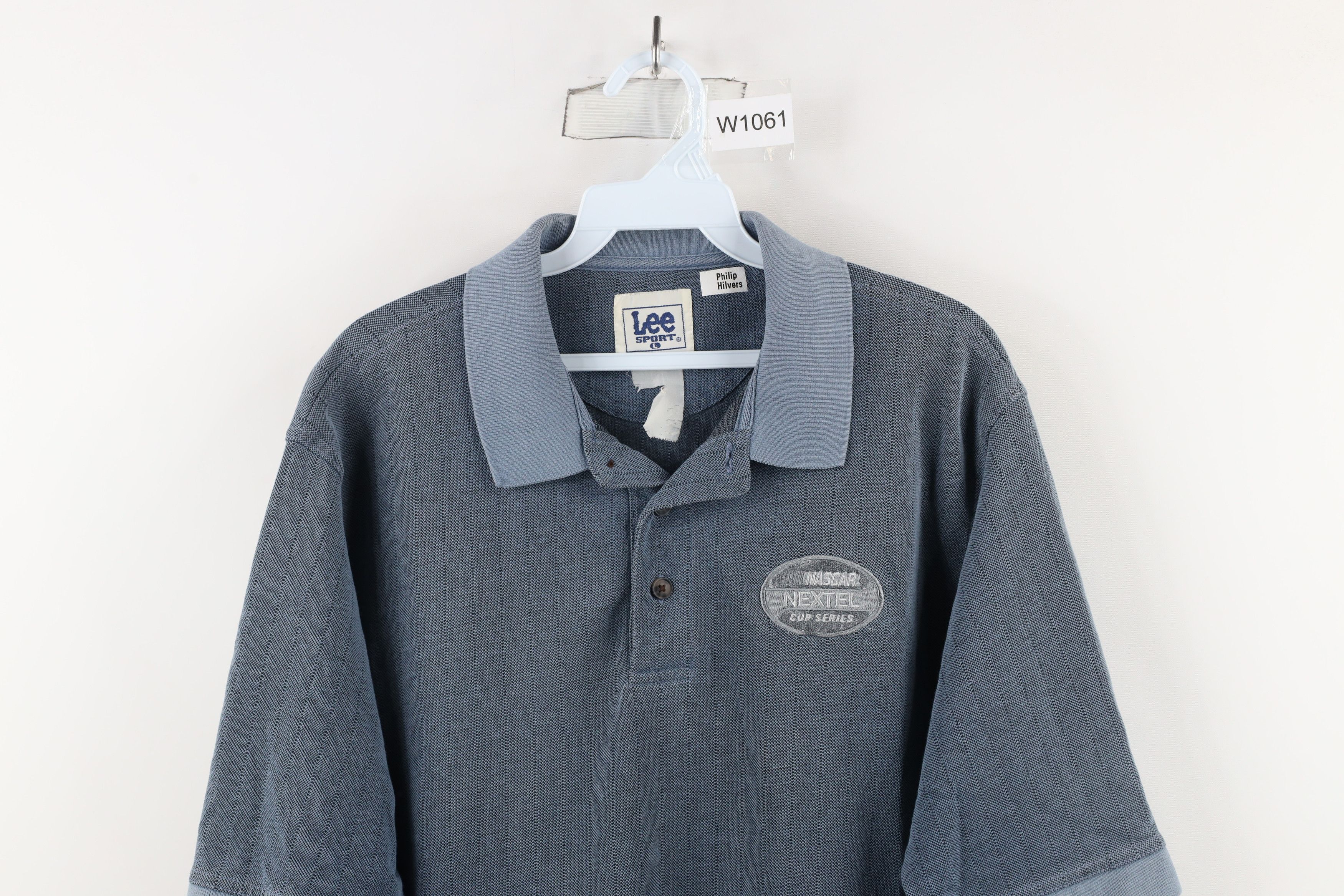 Vintage Vintage 90s Out NASCAR Nextel Cup Series Striped Polo Shirt Size US M / EU 48-50 / 2 - 2 Thumbnail