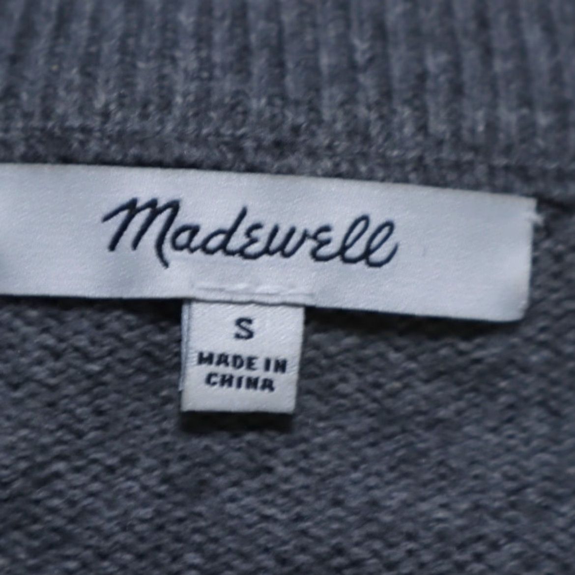 Madewell VINTAGE Madewell Crew Neck Tie Cuff Bow Tie Sweater Gray G9614 Women's S Size S / US 4 / IT 40 - 5 Thumbnail