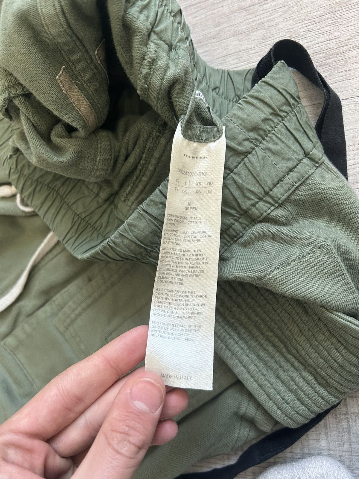 Rick Owens Rick owens green creatch cargo sweatpants Size US 29 - 3 Thumbnail