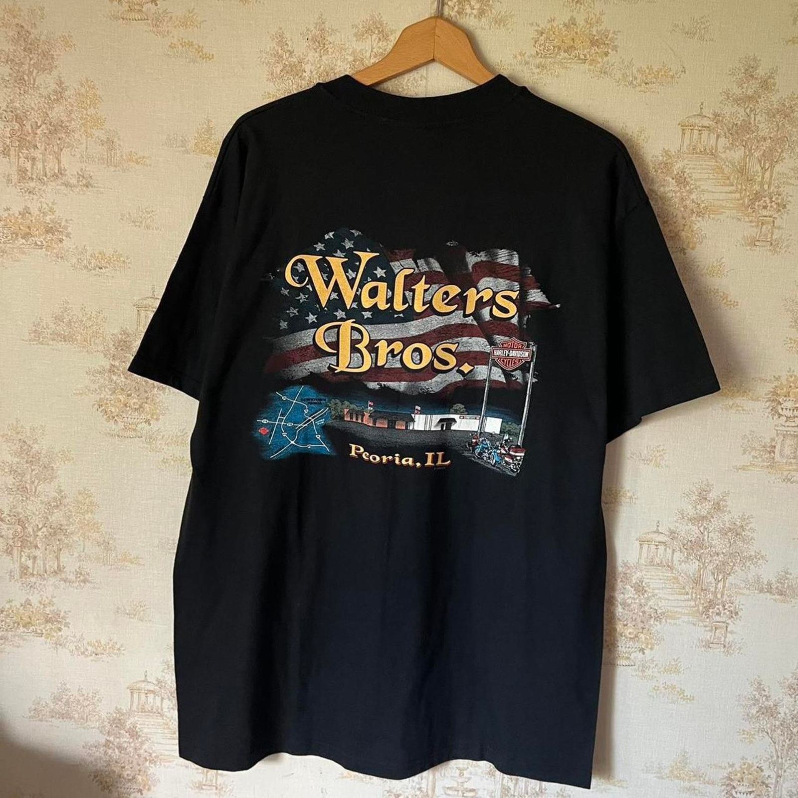 Harley Davidson 90s Harley-Davidson Tee | NWT Walters Bros Peoria | Size L Size US L / EU 52-54 / 3 - 5 Thumbnail