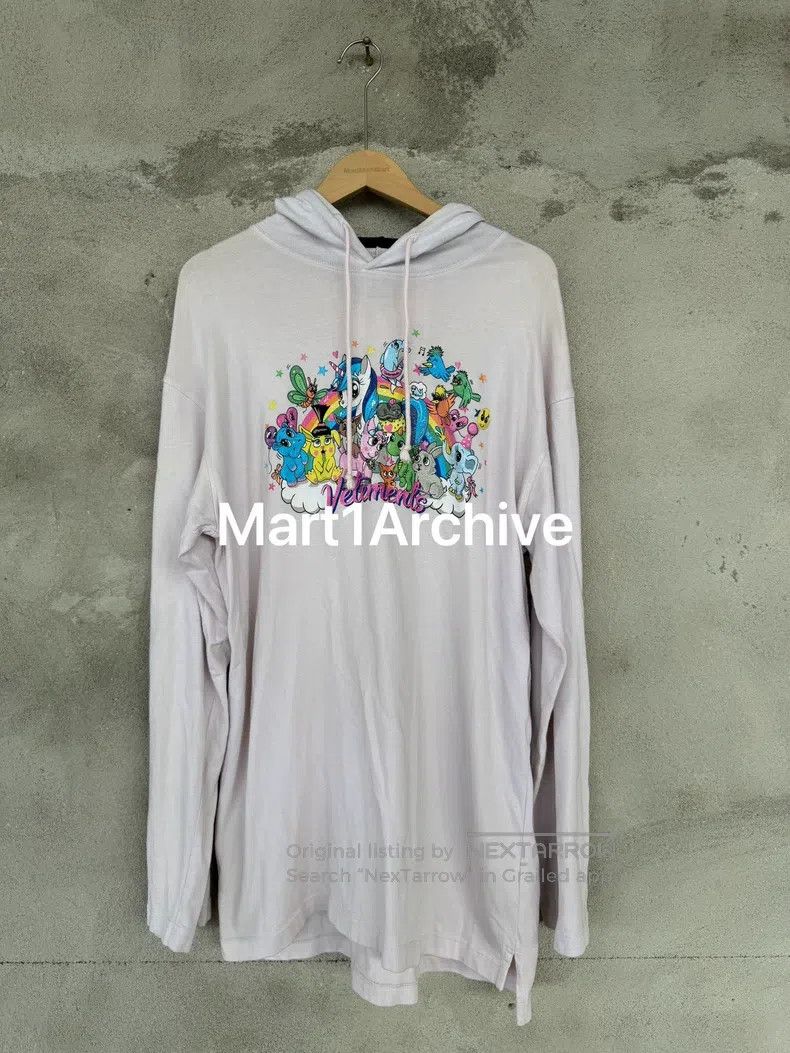 Vetements VETEMENTS Mask Hooded Sweatshirt Size XS / US 0-2 / IT 36-38 - 1 Thumbnail