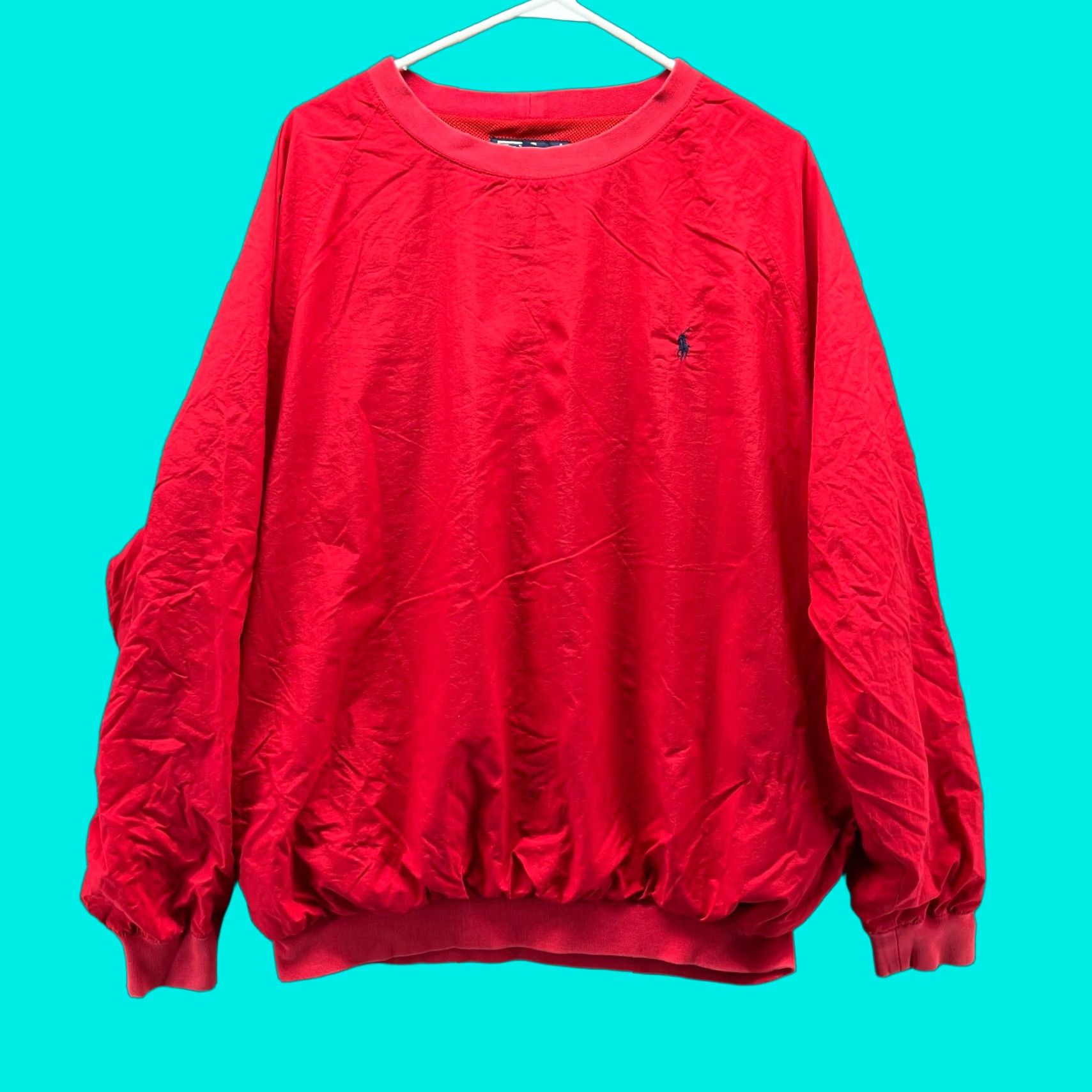 Polo Ralph Lauren VINTAGE Polo Ralph Lauren Pullover Jacket Mens M Red Nylon Windbreaker USA Y2K Size US M / EU 48-50 / 2 - 1 Thumbnail