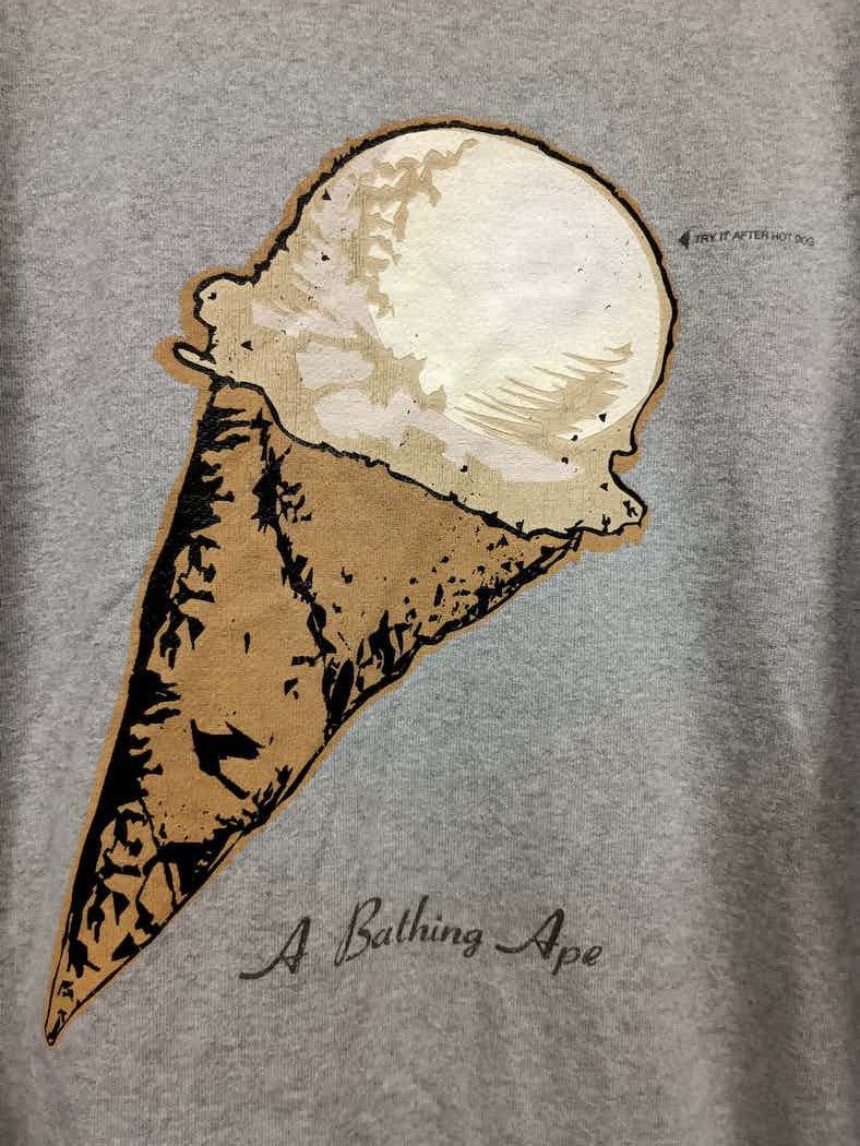 Bape × Nigo vintage sweatshirt a bathing ape ice cream made in japan Size US L / EU 52-54 / 3 - 2 Thumbnail