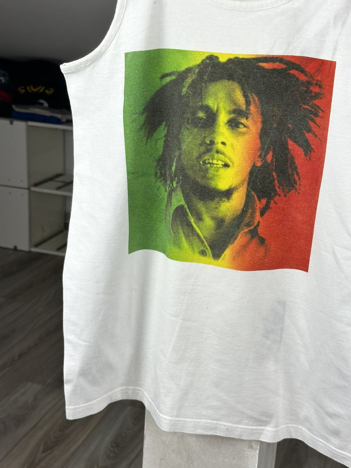 Bob Marley Vintage Bob Marley Jersey T Shirt Sleeveless Size US M / EU 48-50 / 2 - 4 Thumbnail