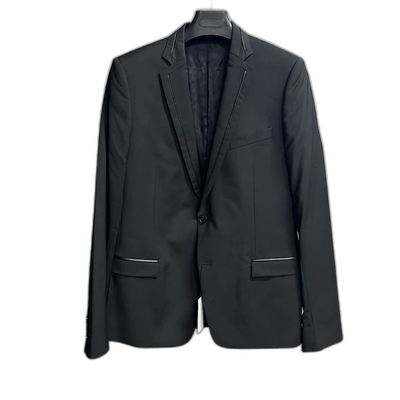 Versace Versace Black Double Pocket Blazer Jacket Size US L / EU 52-54 / 3 - 1 Thumbnail