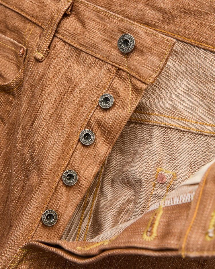 Oni ONI DENIM 275-AWA AWA-KAKISHIBU KINARI 20oz Selvedge Denim Size US 38 / EU 54 - 7 Thumbnail