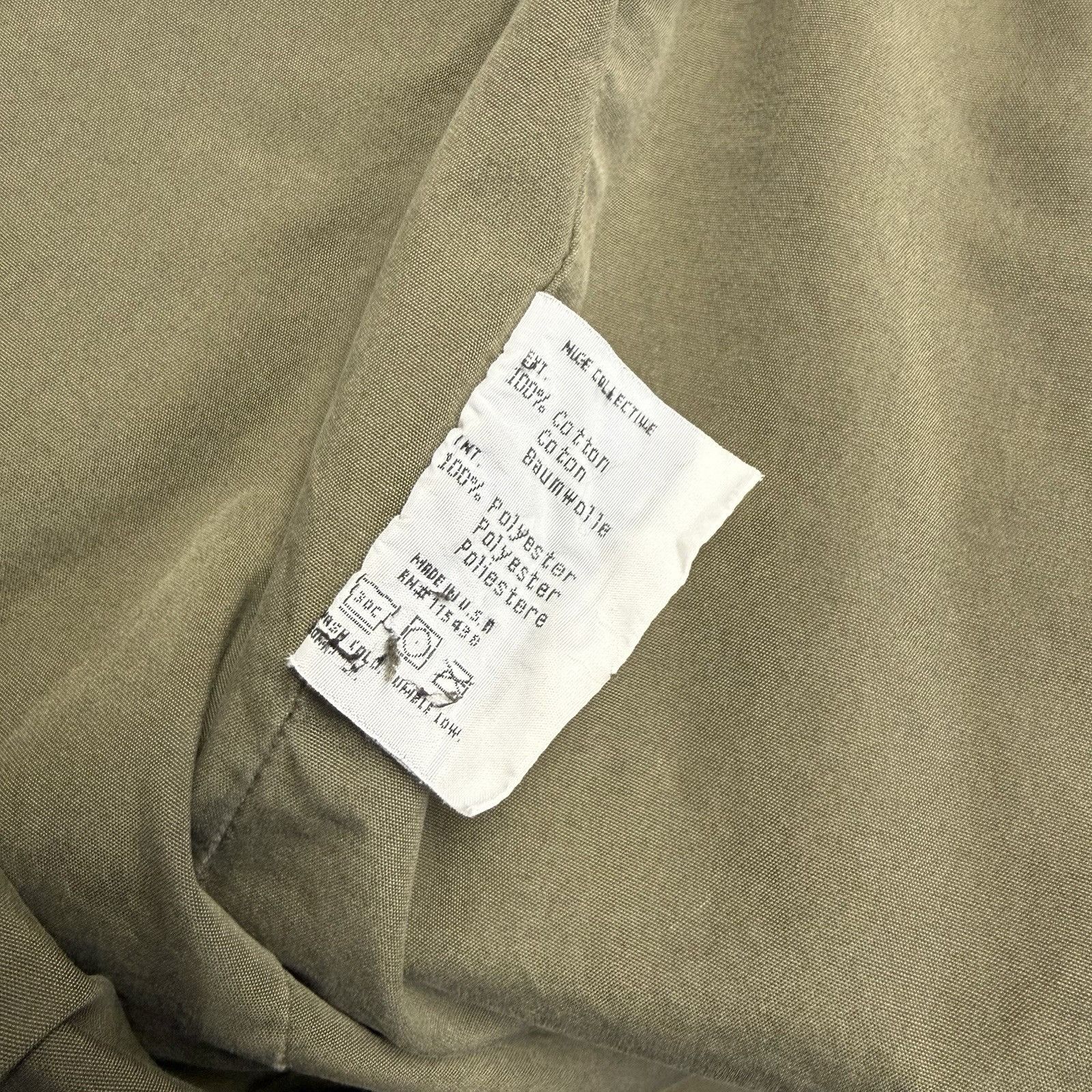 Nice Collective Nice Collective Military Field Coat Jacket Mens XL Hood Line Size US XL / EU 56 / 4 - 7 Thumbnail