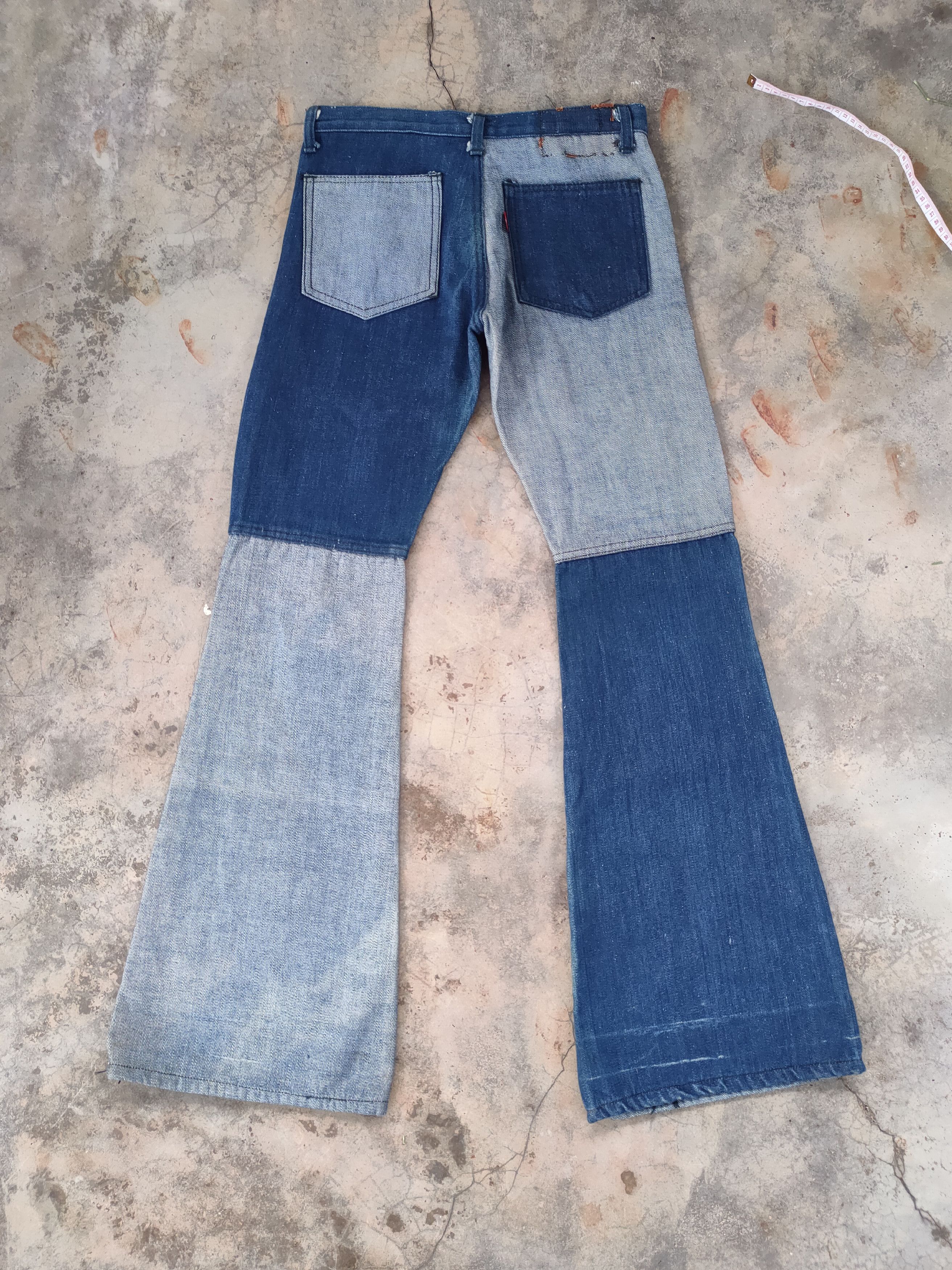 Edwin FLARE! W29 VINTAGE EDWIN FADED FLARE JEAN DENIM PANTS Size US 29 - 8 Thumbnail