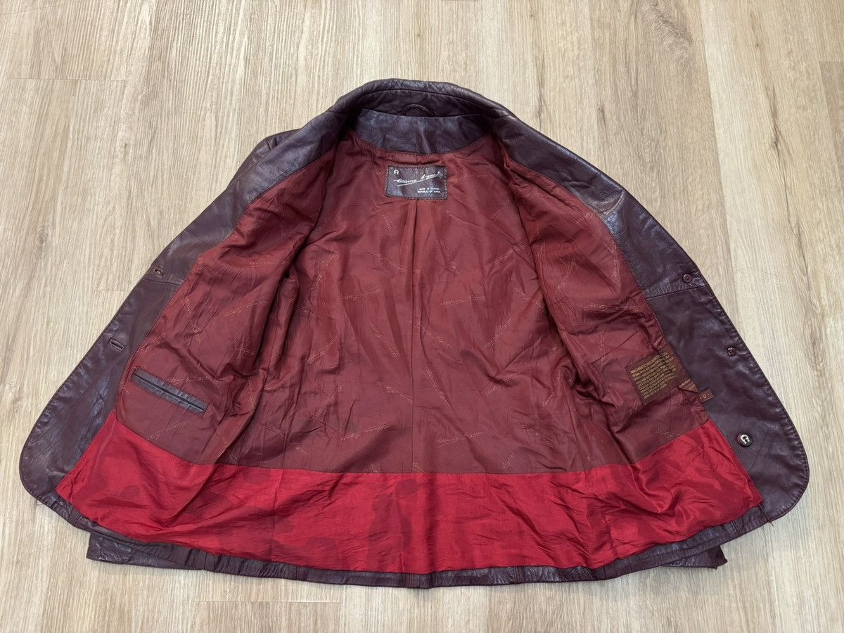 Etienne Aigner Etienne Aigner Vintage 70s 1970 Leather Blazer Jacket Taiwan Size M / US 6-8 / IT 42-44 - 3 Thumbnail