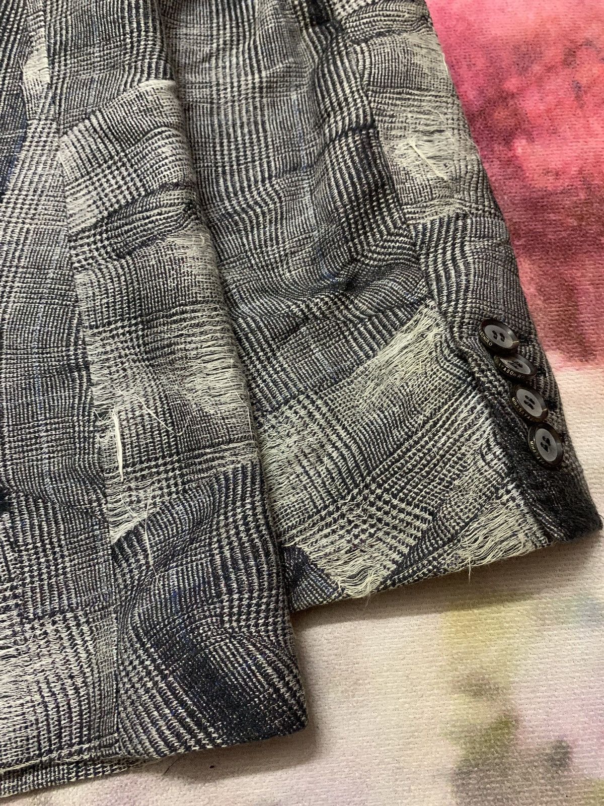Maison MIHARA YASUHIRO SS10 MIHARAYASUHIRO ‘Scab’ Distressed Single Blazer Size US M / EU 48-50 / 2 - 12 Thumbnail