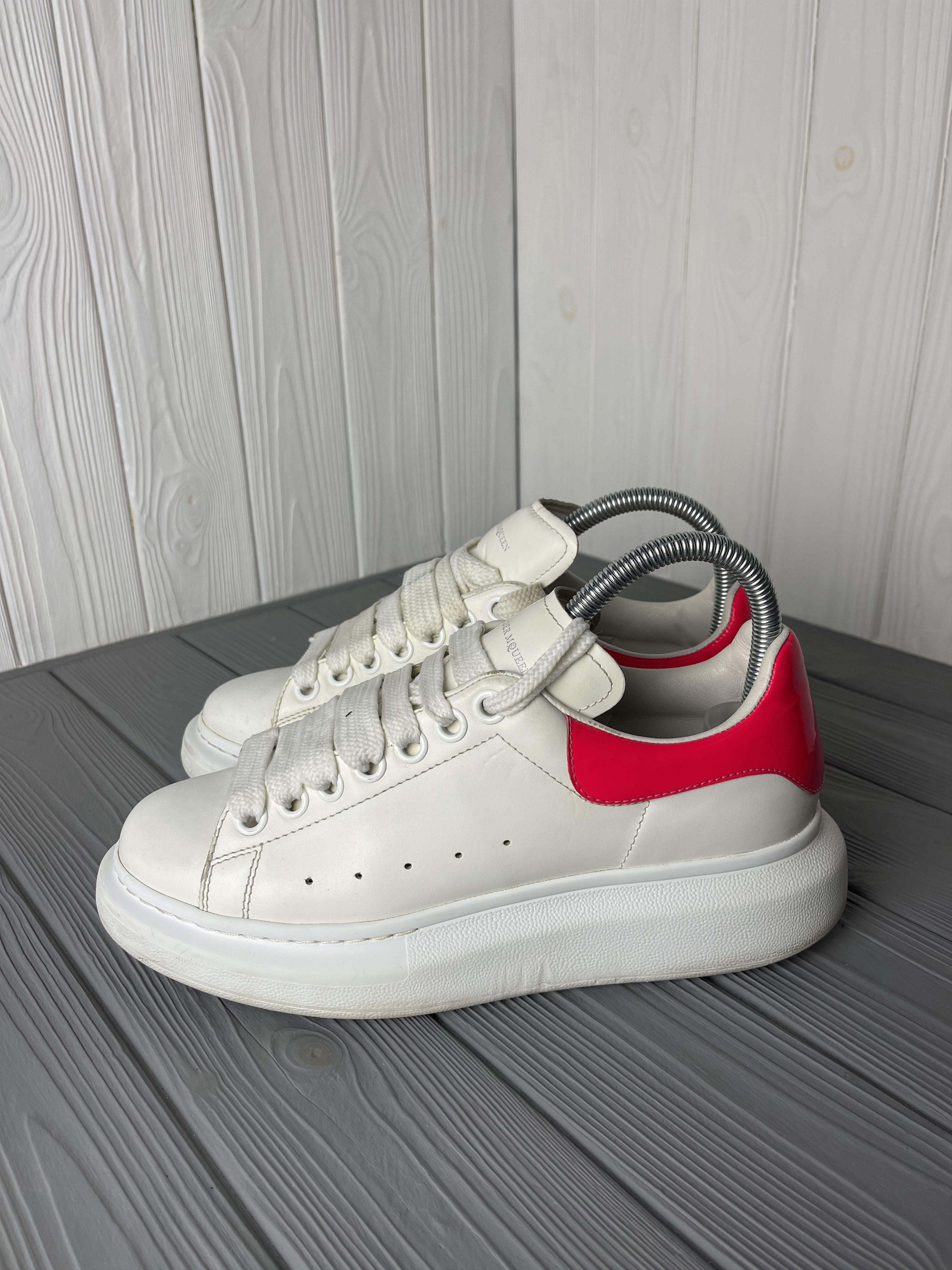Alexander McQueen Alexander McQueen Leather Sneakers Size US 8 / IT 38 - 1 Thumbnail