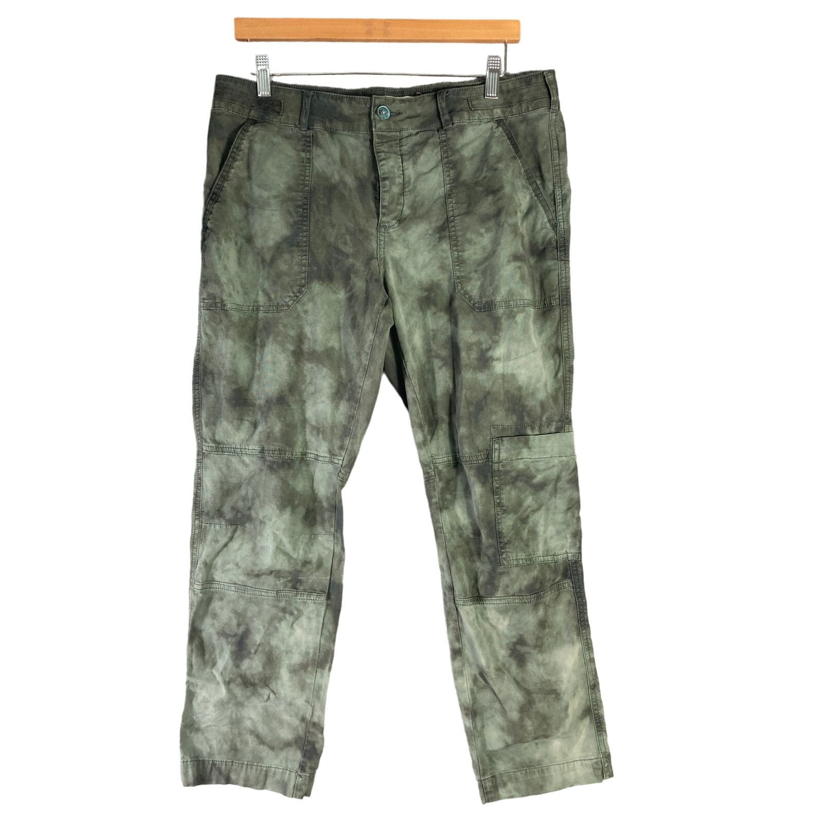 Other Womens Cargo Pants Size 31 Green Comfortable Size 31" - 1 Thumbnail
