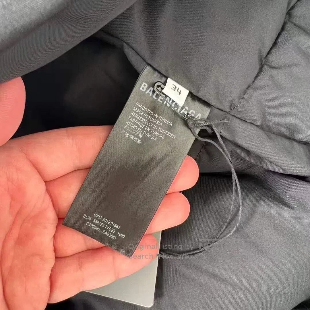 Balenciaga Balenciaga Small Logo Down Jacket Size 34. Size XXS / US 00 / IT 34 - 4 Thumbnail