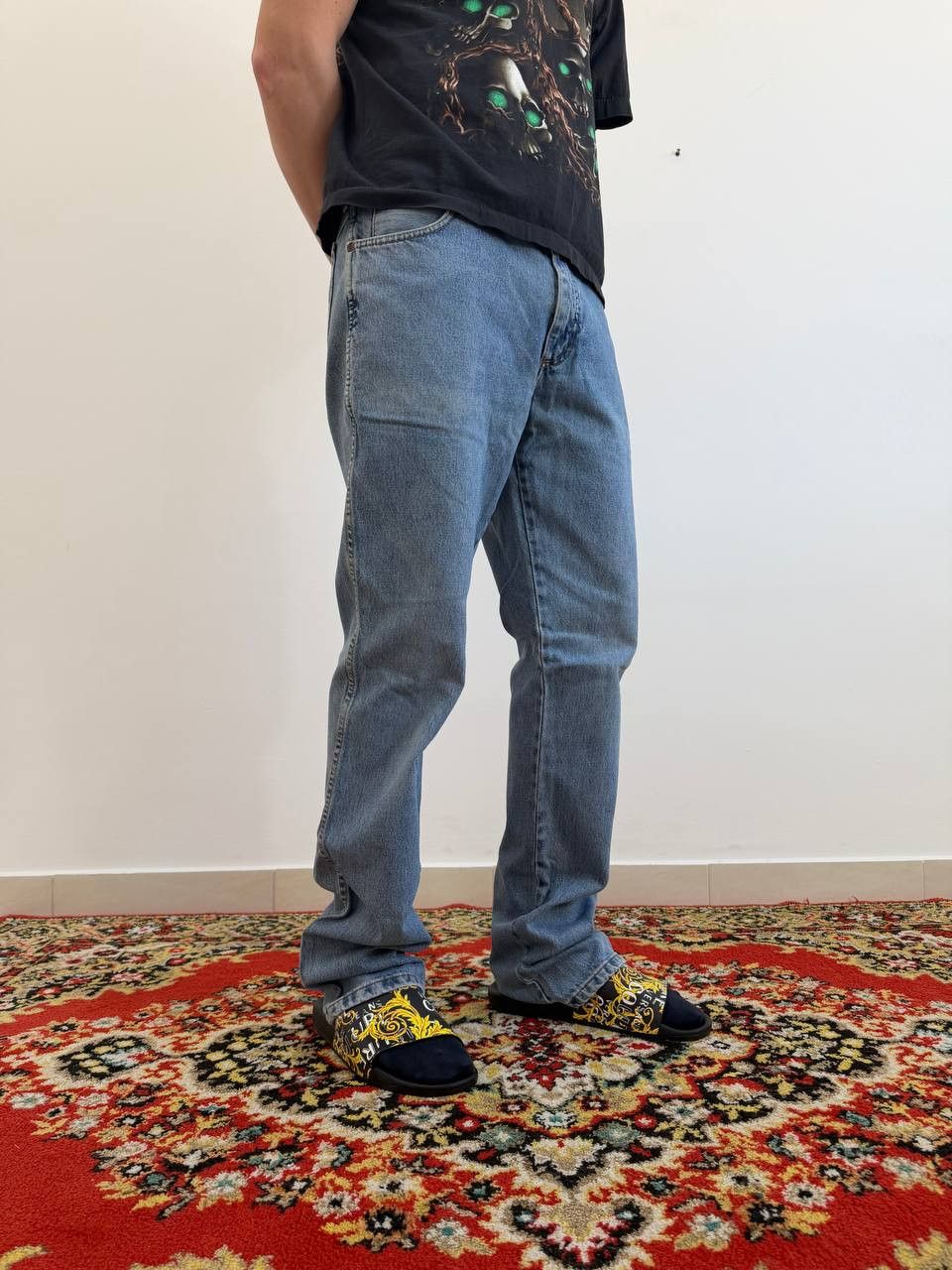 Wrangler Vintage Wrangler Straight Fit Jeans if6was style Size US 33 - 4 Thumbnail