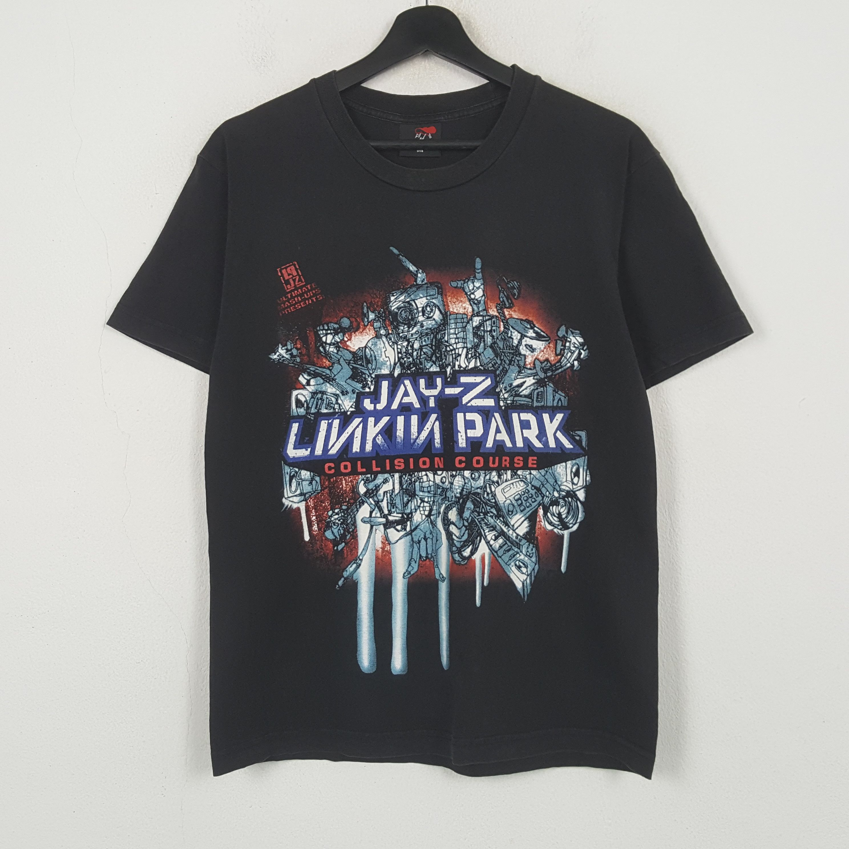 Vintage Jay-z X Linkin Park Band Music Tshirt RR26 Size US M / EU 48-50 / 2 - 1 Thumbnail