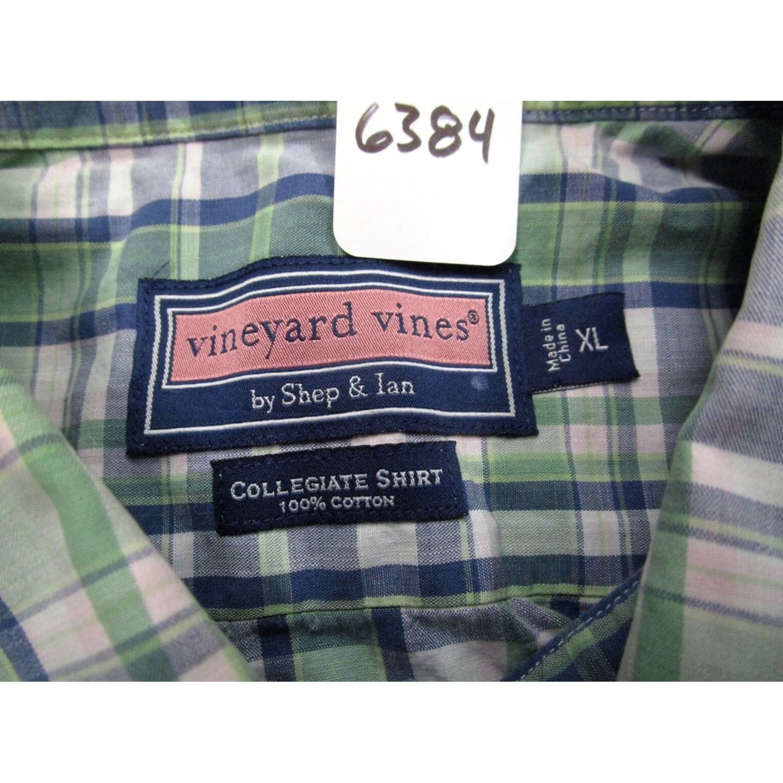 Vineyard Vines Vineyard Vines Shirt Men XL Blue Plaid Long Sleeve Button-Up Collared Casual Targeted Keywords: Collegiate Whale Size US XL / EU 56 / 4 - 7 Thumbnail