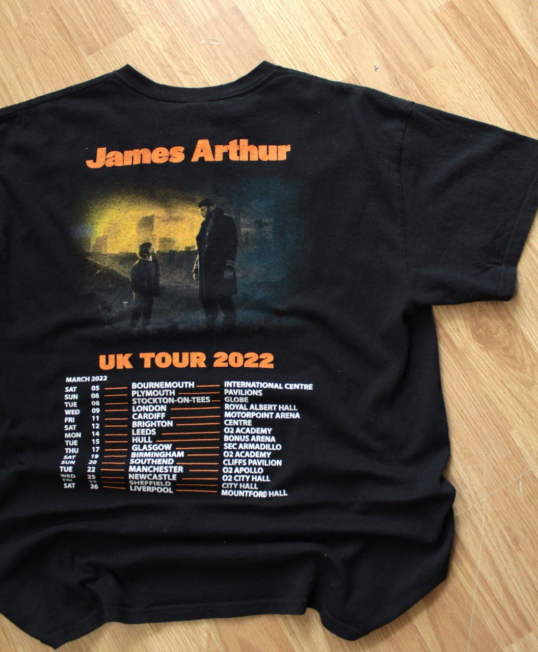 Band Tees 🔥 James Arthur 2022 UK Tour Rare T Shirt Size US L / EU 52-54 / 3 - 2 Thumbnail