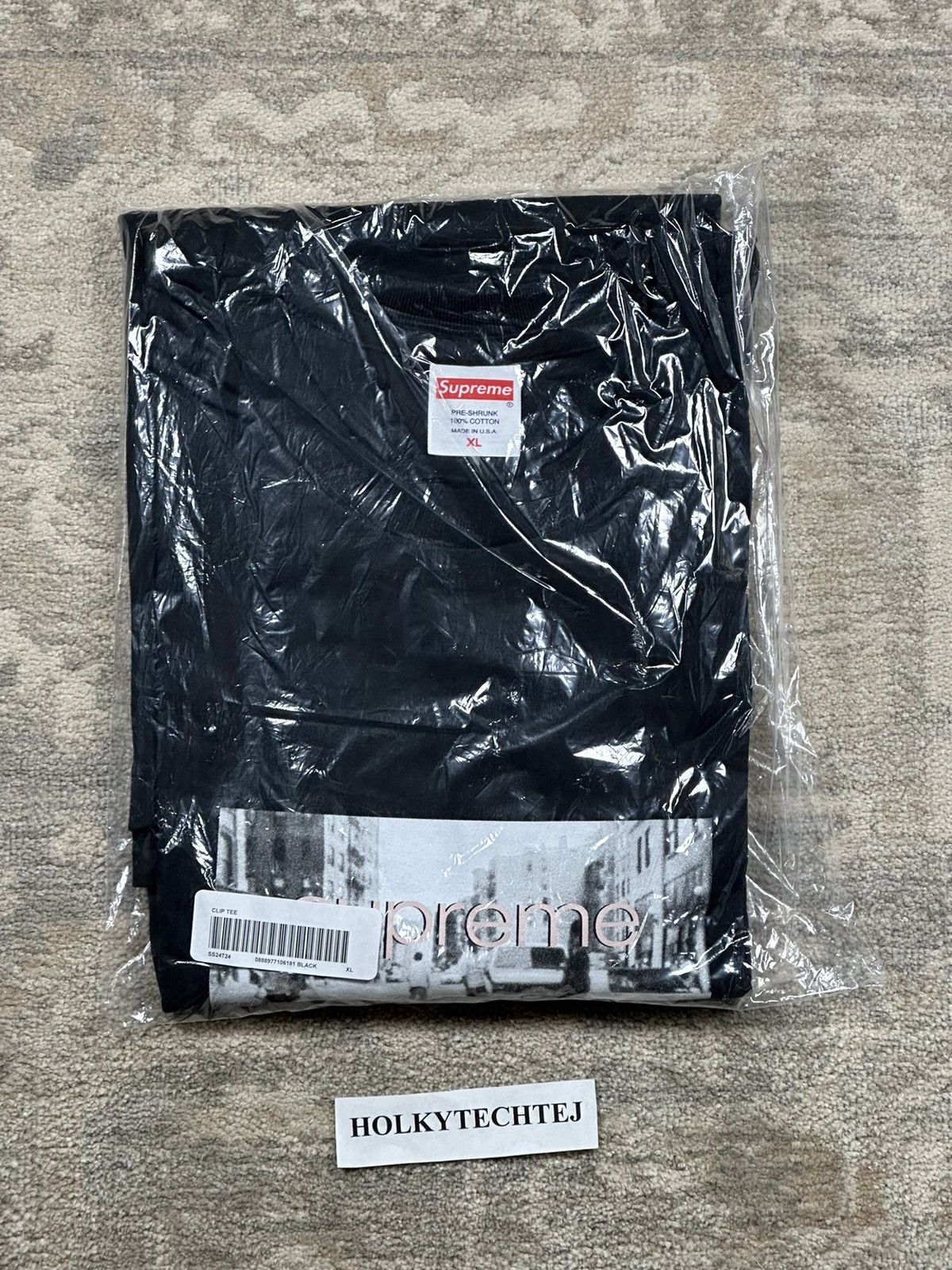 Supreme Supreme Crew 96 Tee - Black - XL - SS24 Size US XL / EU 56 / 4 - 2 Thumbnail