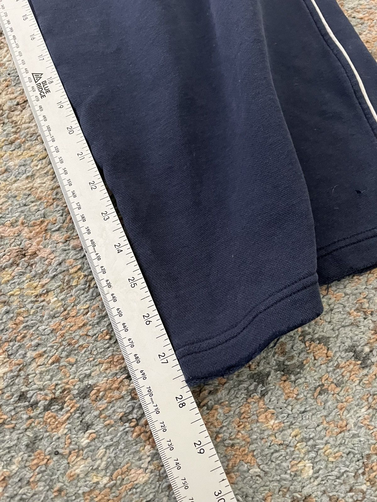 Adidas × Vintage VTG Adidas Sweatpants Navy Faded Distressed Size US 34 / EU 50 - 5 Thumbnail