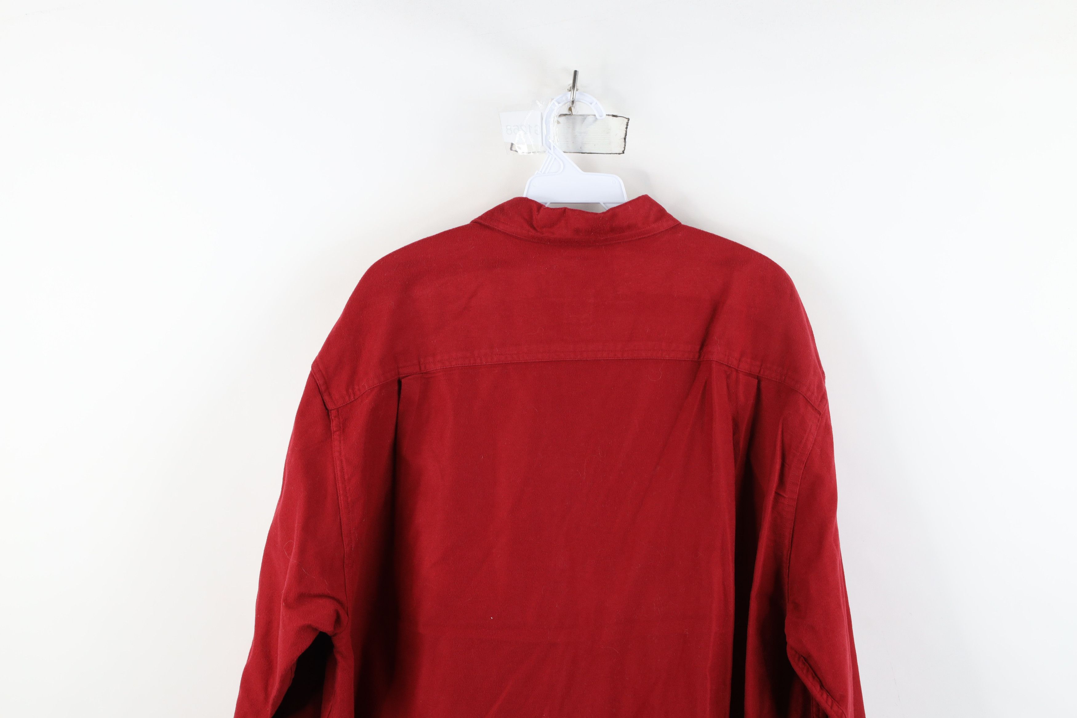 Eddie Bauer Vintage 90s Eddie Bauer Heavy Chamois Cloth Button Shirt Size US M / EU 48-50 / 2 - 11 Thumbnail