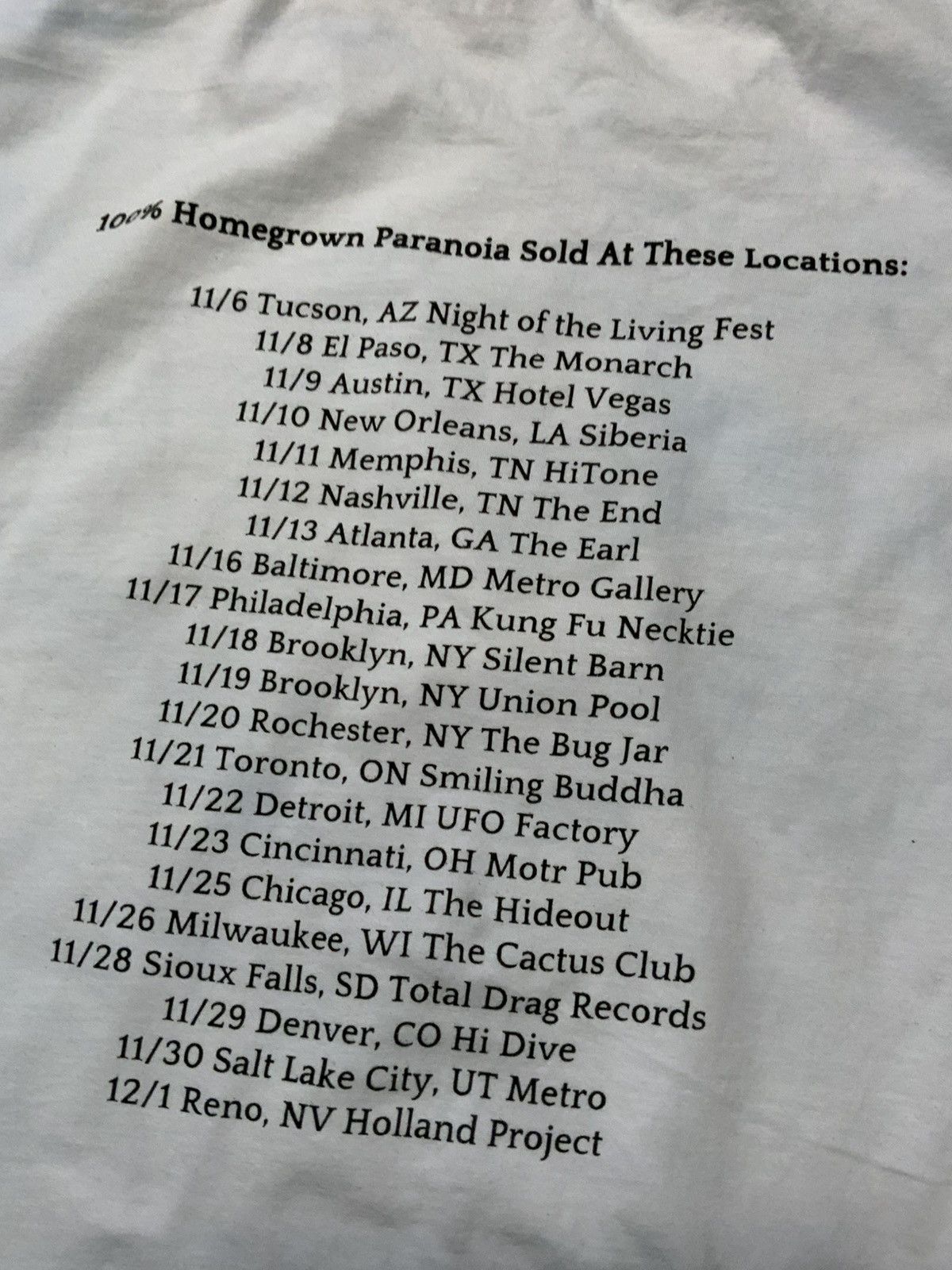 Other CFM Charles Frances Moothart Homegrown Paranoia T-Shirt Size US XL / EU 56 / 4 - 11 Thumbnail