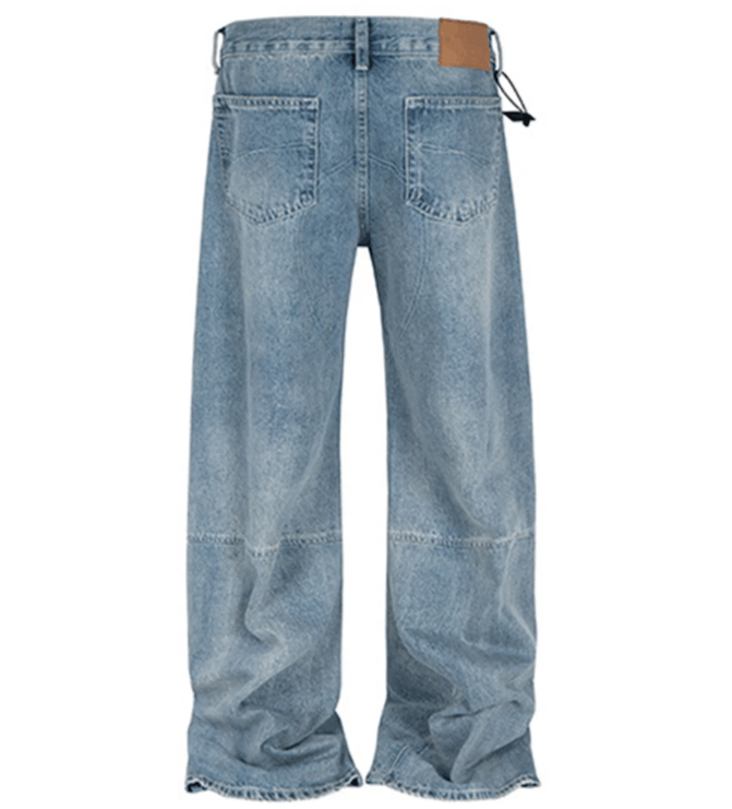 Japanese Brand Vintage Baggy Jeans Pleated Size US 30 / EU 46 - 2 Thumbnail