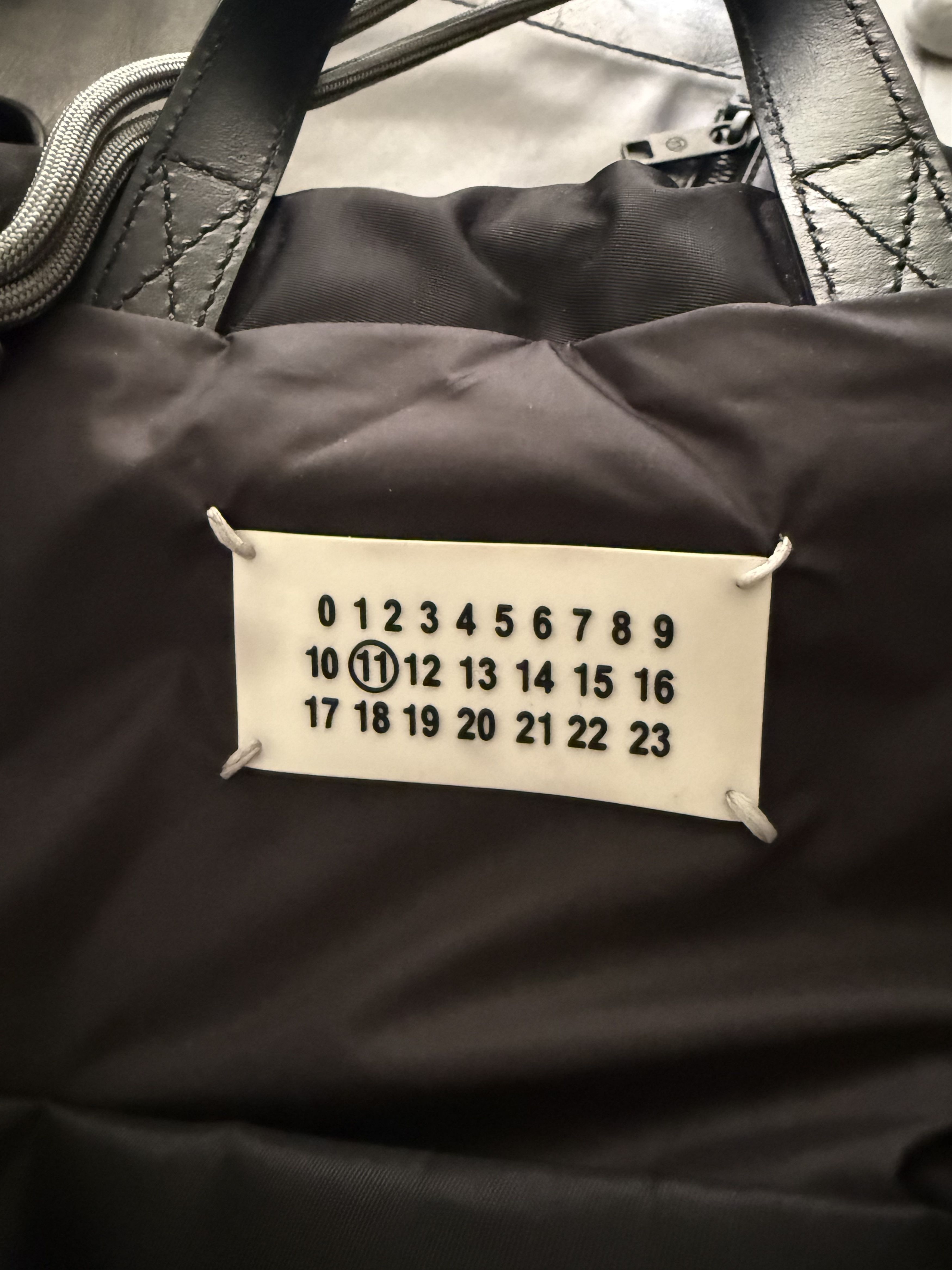 Maison Margiela Embroidered Logo Drawstring Backpack Size ONE SIZE - 6 Thumbnail