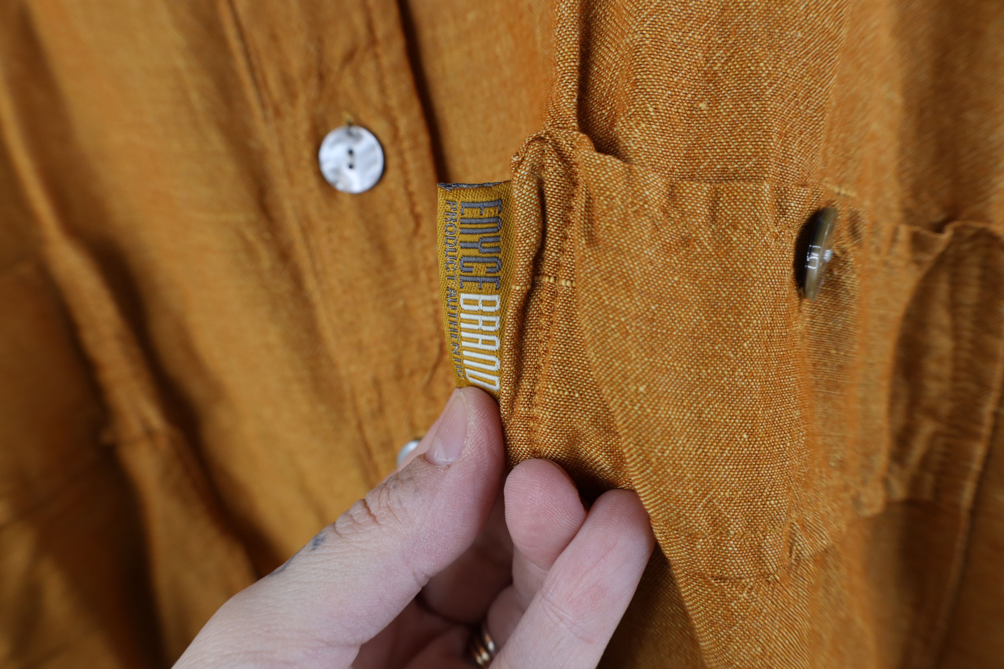 Enyce × Vintage Vintage 90s Y2K Enyce Blend Baggy Collared Button Shirt Size US XXL / EU 58 / 5 - 4 Thumbnail
