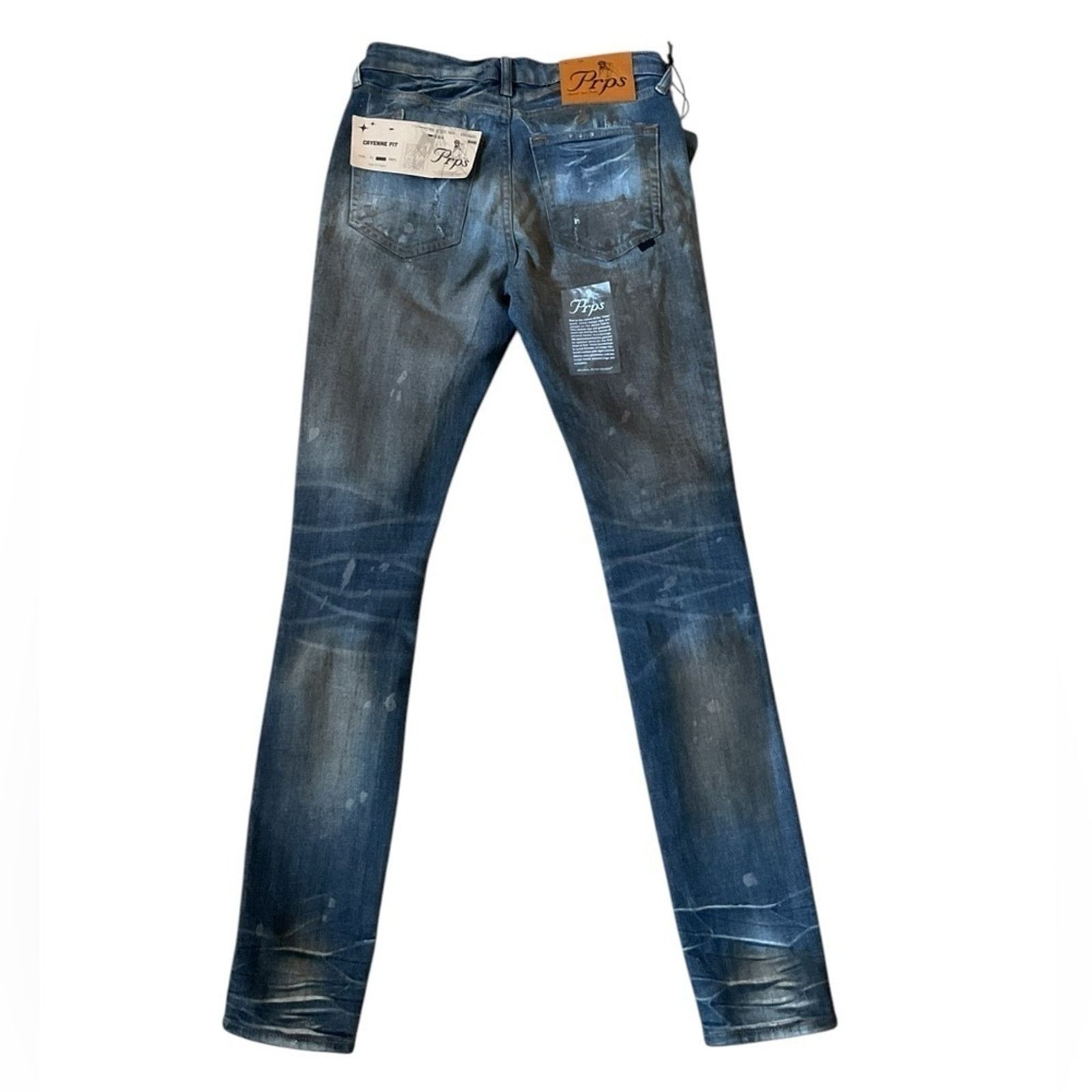 Prps NWT PRPS Cayenne Trailman Ripped Super Skinny Jeans Size US 29 - 3 Thumbnail