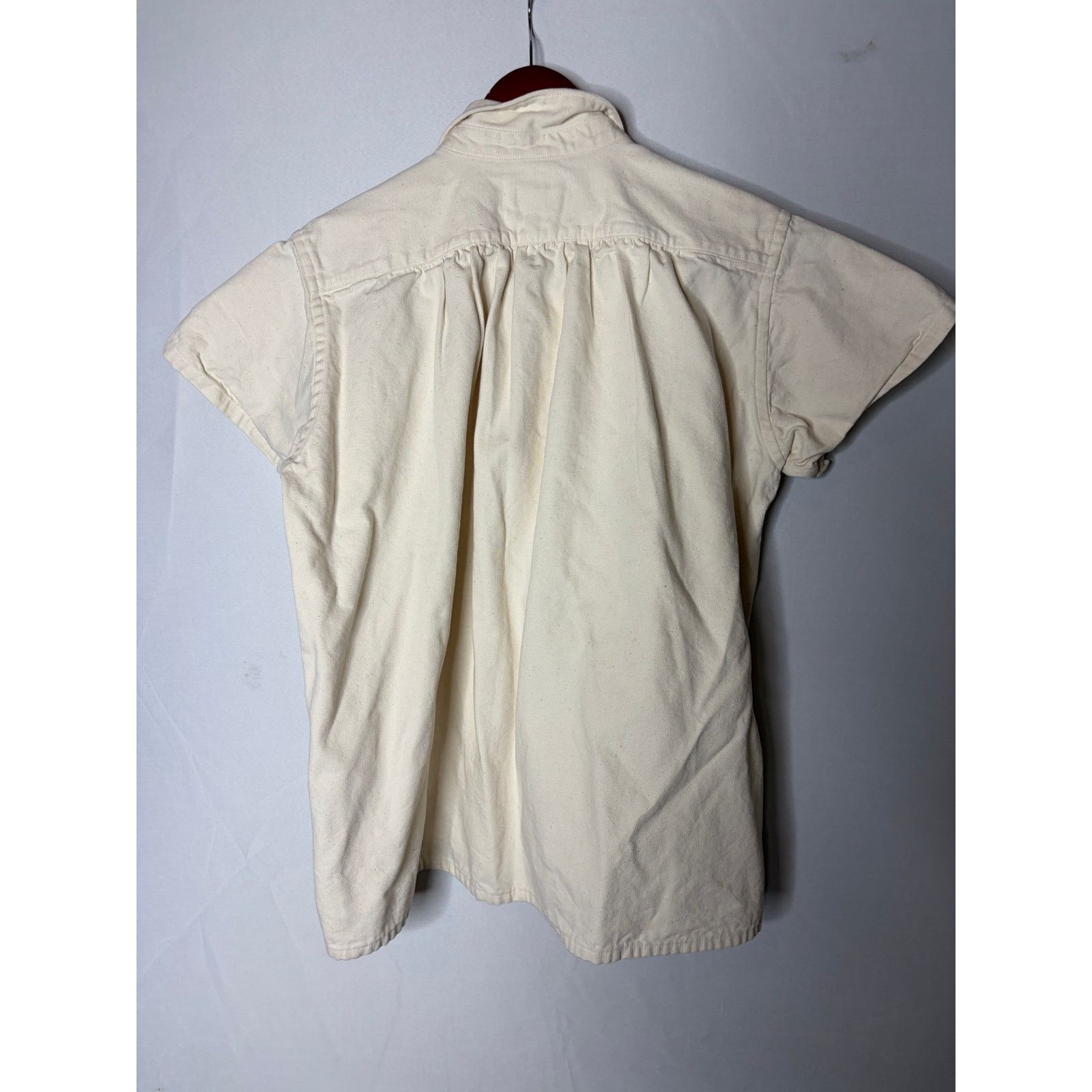 Other Death to Tennis New York Ivory canvas button down shirt sz S Size US S / EU 44-46 / 1 - 7 Thumbnail