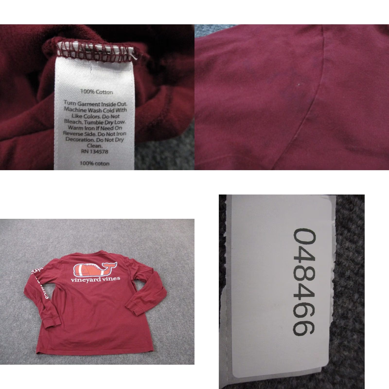 Vineyard Vines Vineyard Vines Shirt Men M Red Logo Iroquois Football Casual Preppy College Size US M / EU 48-50 / 2 - 8 Thumbnail