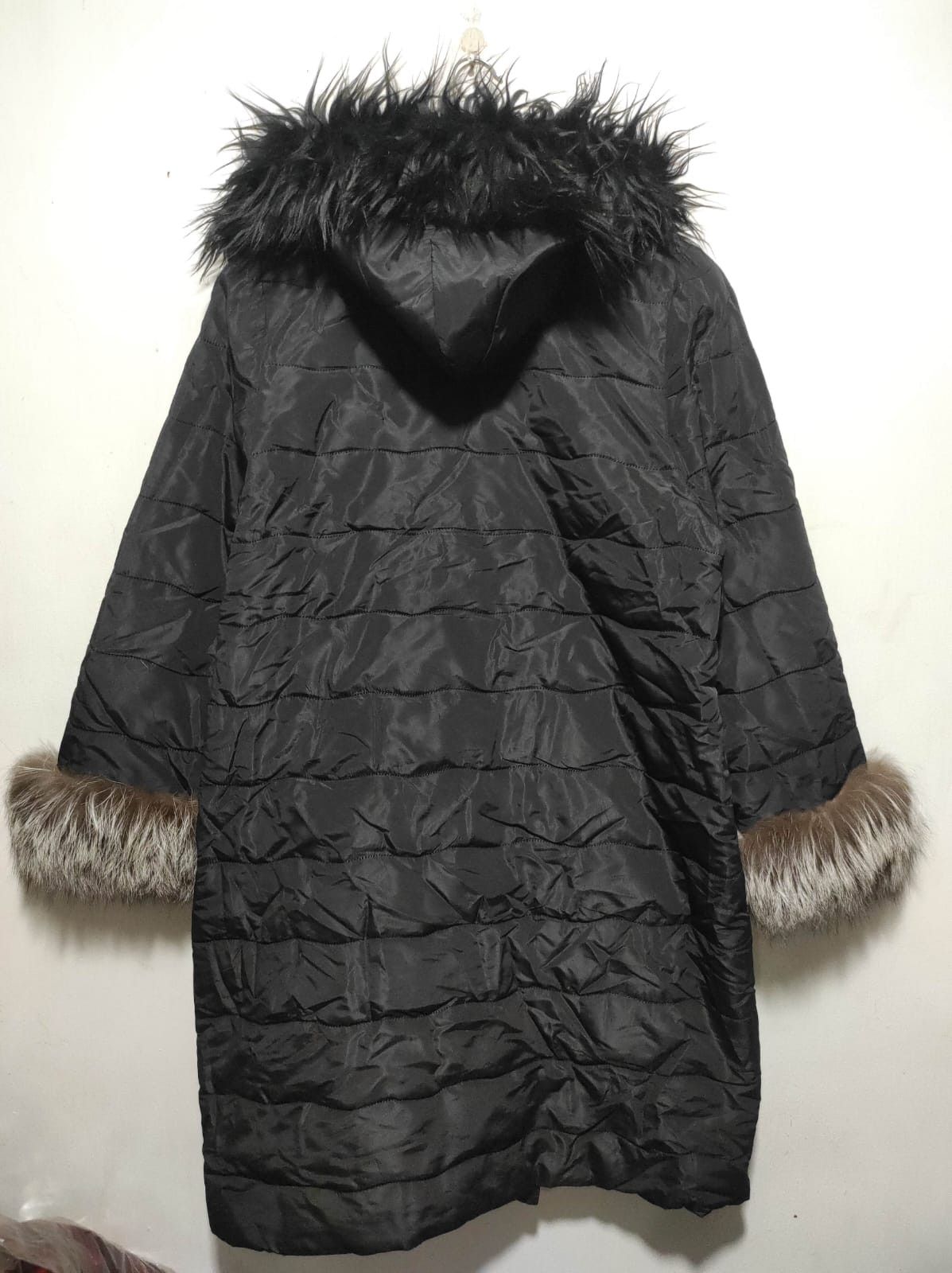 Japanese Brand Leilian made in Japan fur down puffer hoodie Jacket Size L / US 10 / IT 46 - 16 Thumbnail