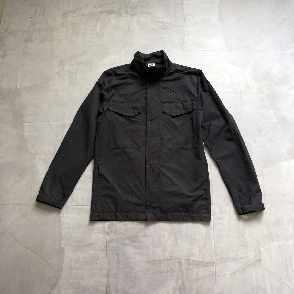 Nike × Vintage Vintage Nike nylon Bomber Jacket Y2K USA Size US S / EU 44-46 / 1 - 1 Thumbnail