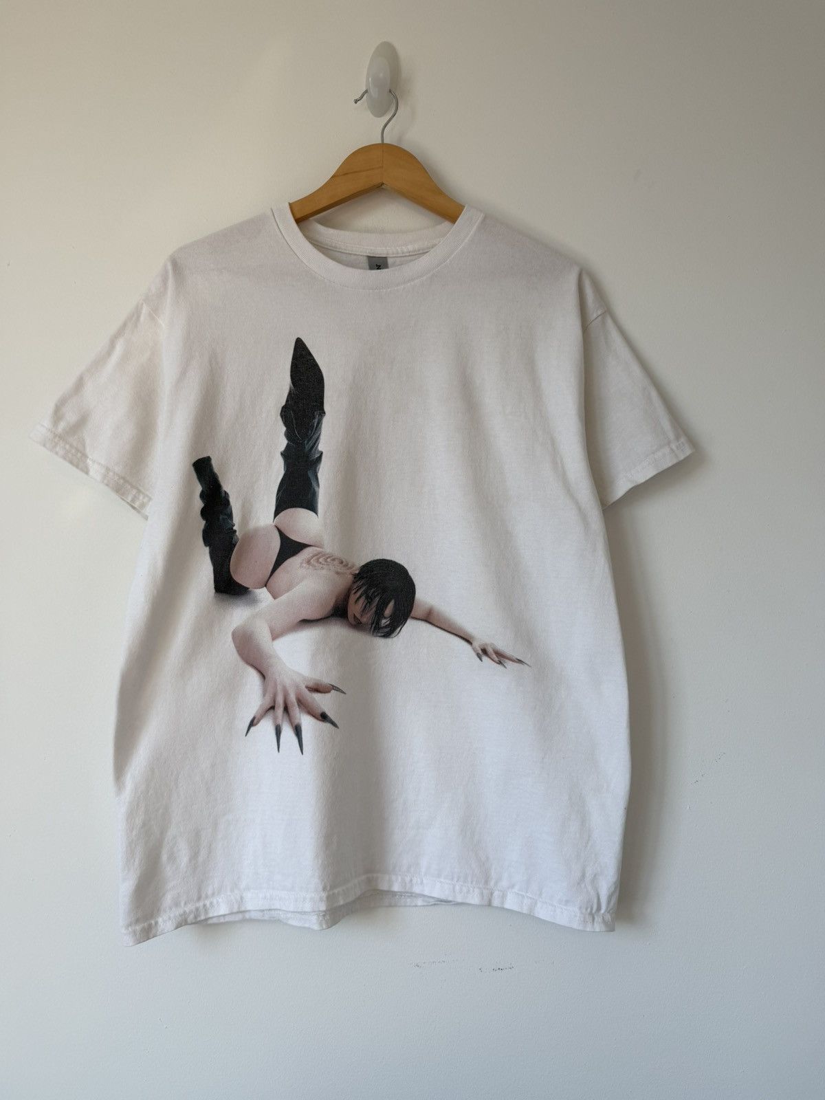 Other Cyber Fetish Graphic Tee / Gothic Pin-Up Tee Size L Size US L / EU 52-54 / 3 - 1 Thumbnail