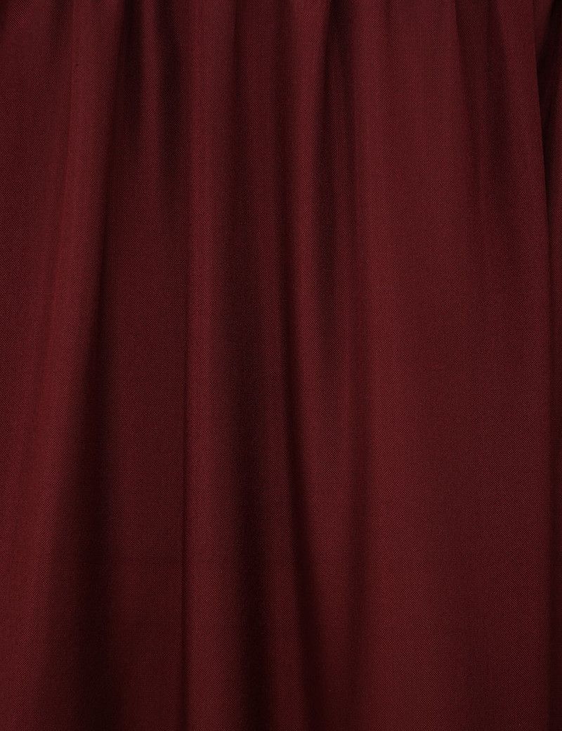 Zimmermann oc11z0226 Tallow Gathered Maxi Dress In Burgundy Size L / US 10 / IT 46 - 6 Thumbnail