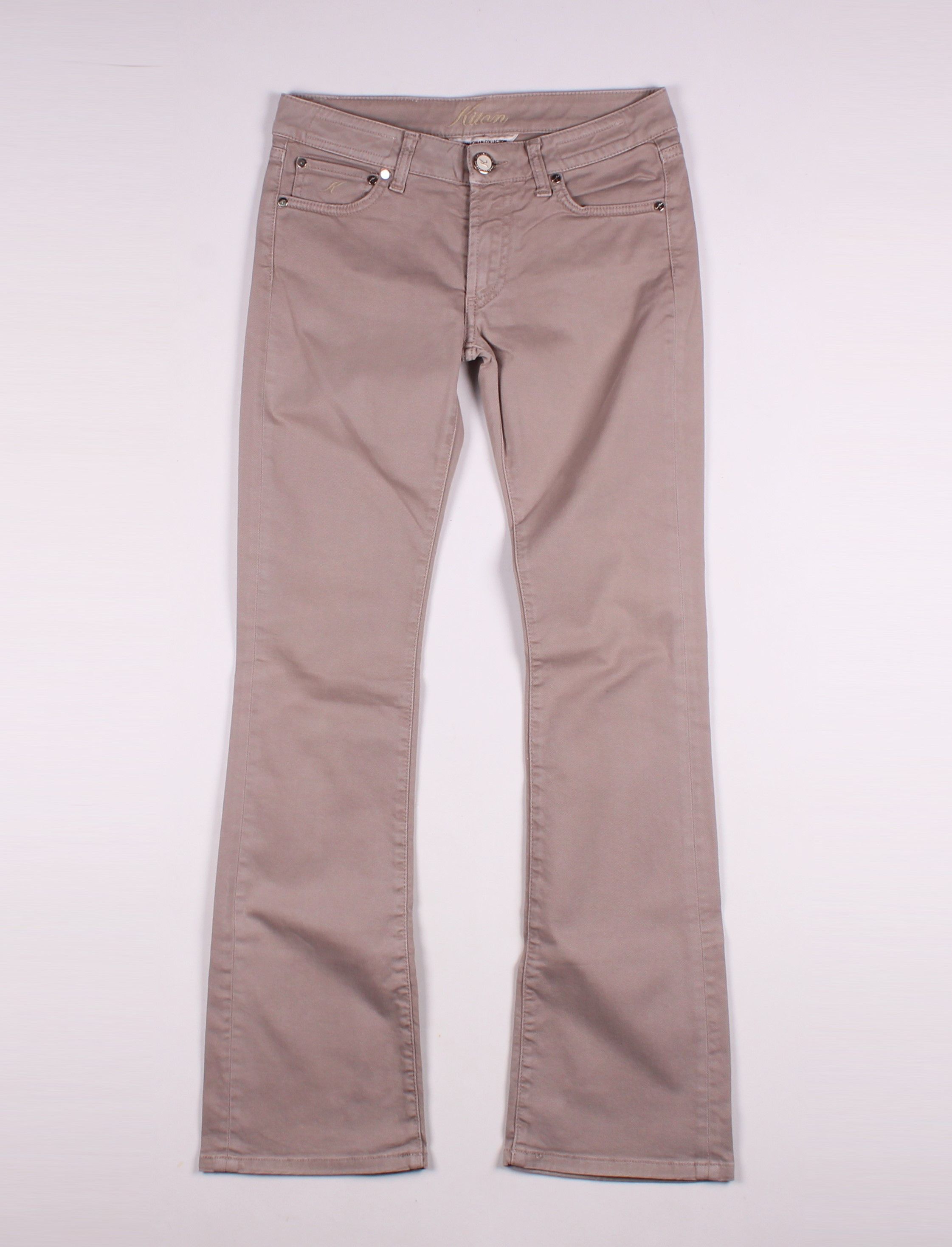 Kiton Kiton Napoli Gray Bootcut Jeans Size 27" / US 4 / IT 40 - 1 Thumbnail