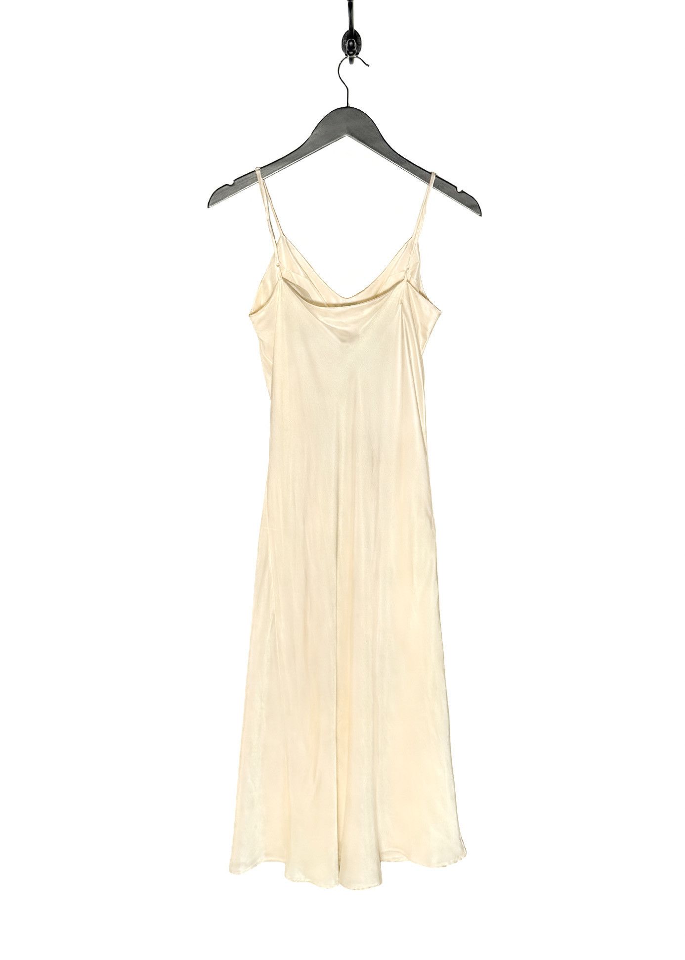 Libertine Libertine Ivory Embellished Satin Slip Dress Size M / US 6-8 / IT 42-44 - 5 Thumbnail