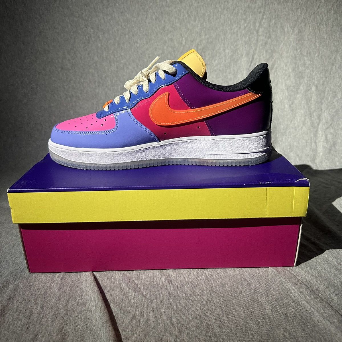 Nike Air Force 1 Low SP Undefeated Multi-Patent Total Orange