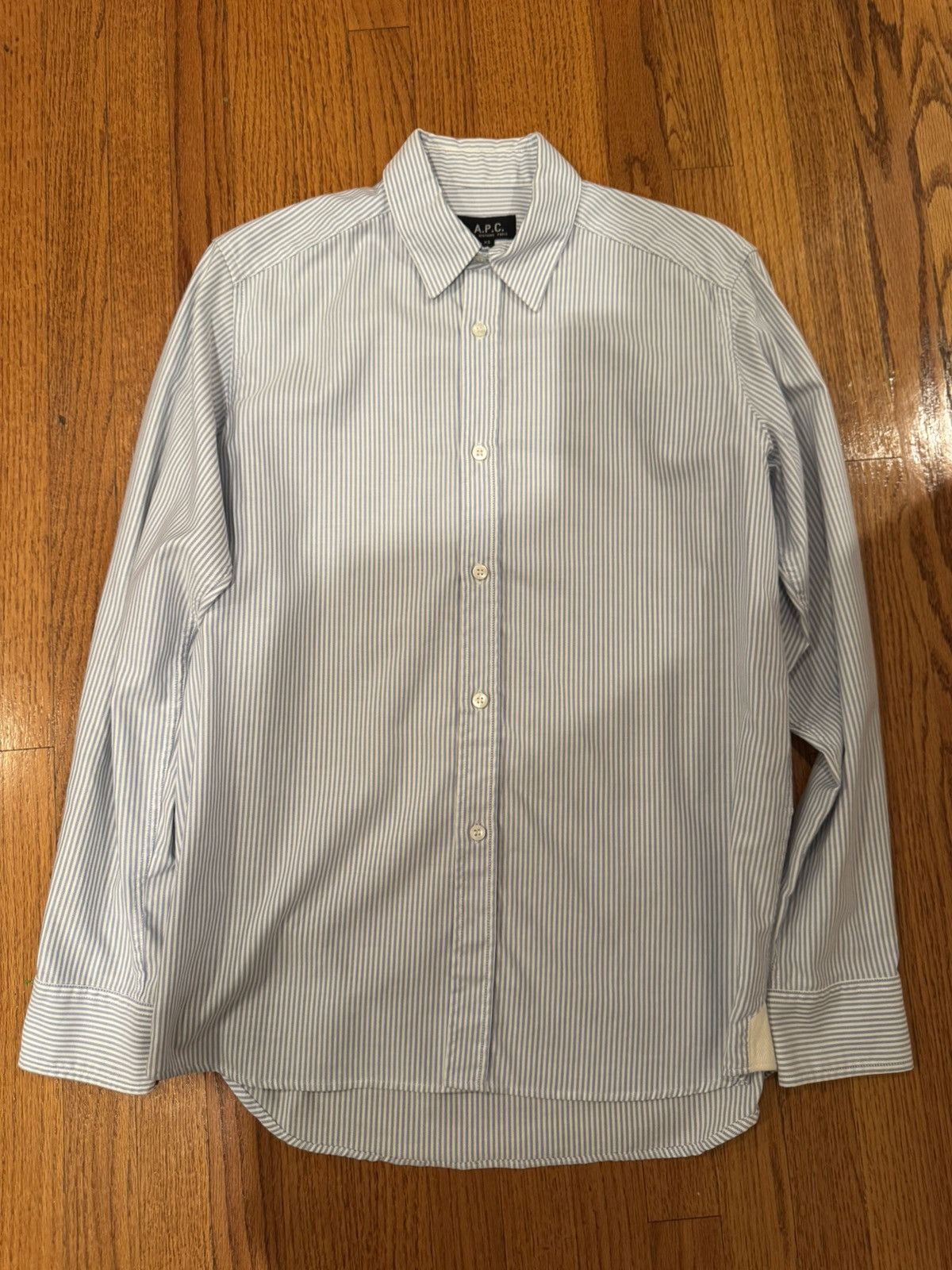 A.P.C. APC schoolboy stripes shirt xs Size US XS / EU 42 / 0 - 1 Thumbnail