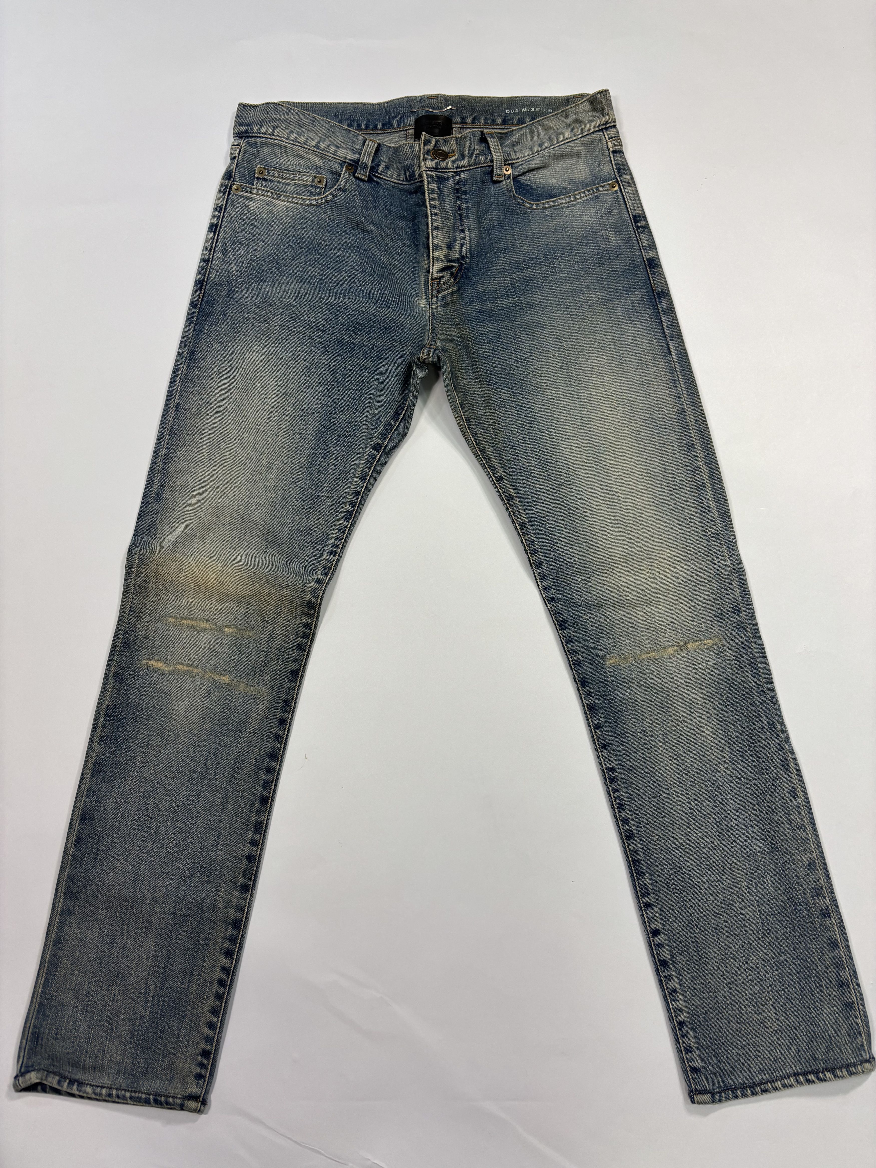 Saint Laurent Paris Saint Laurent Distressed Jeans Size US 32 / EU 48 - 1 Thumbnail