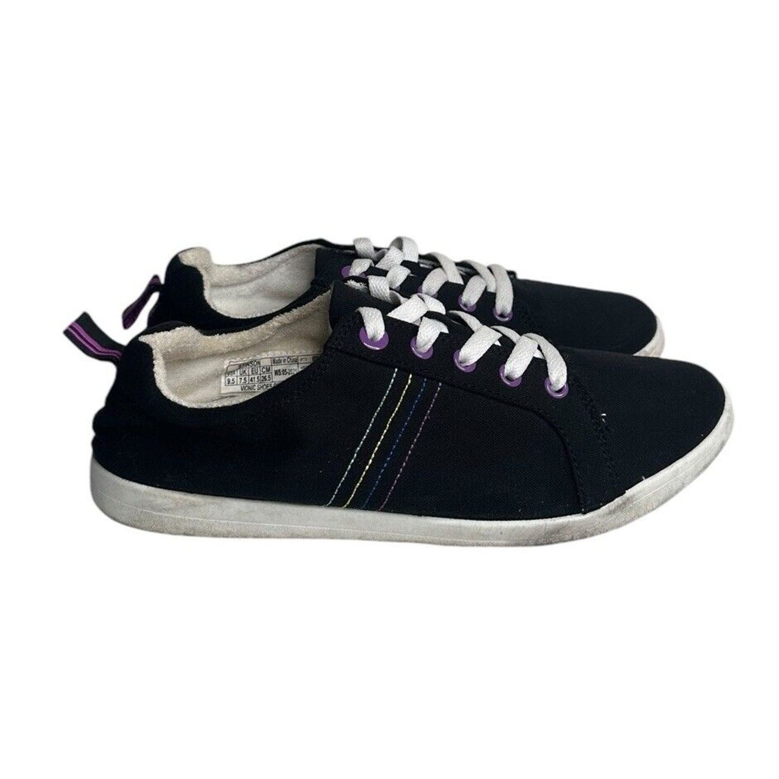Vionic Vionic Beach Stinson Black Canvas Comfort Sneakers 9.5 Size US 9.5 / IT 39.5 - 1 Thumbnail