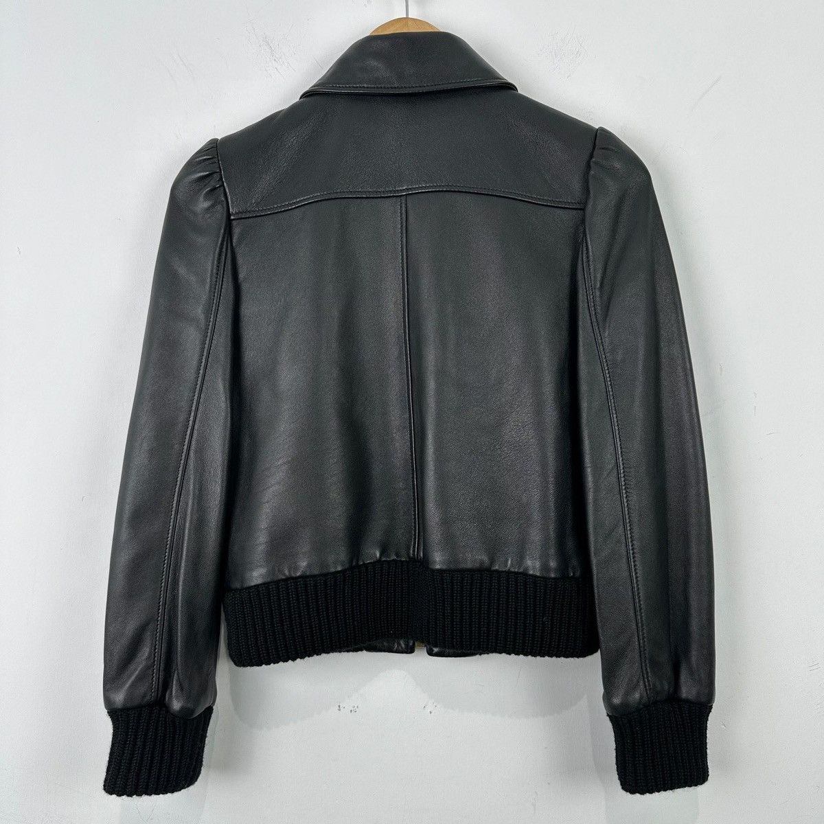 Coach Coach Leather Tailored Bomber Jacket Size XS / US 0-2 / IT 36-38 - 2 Thumbnail