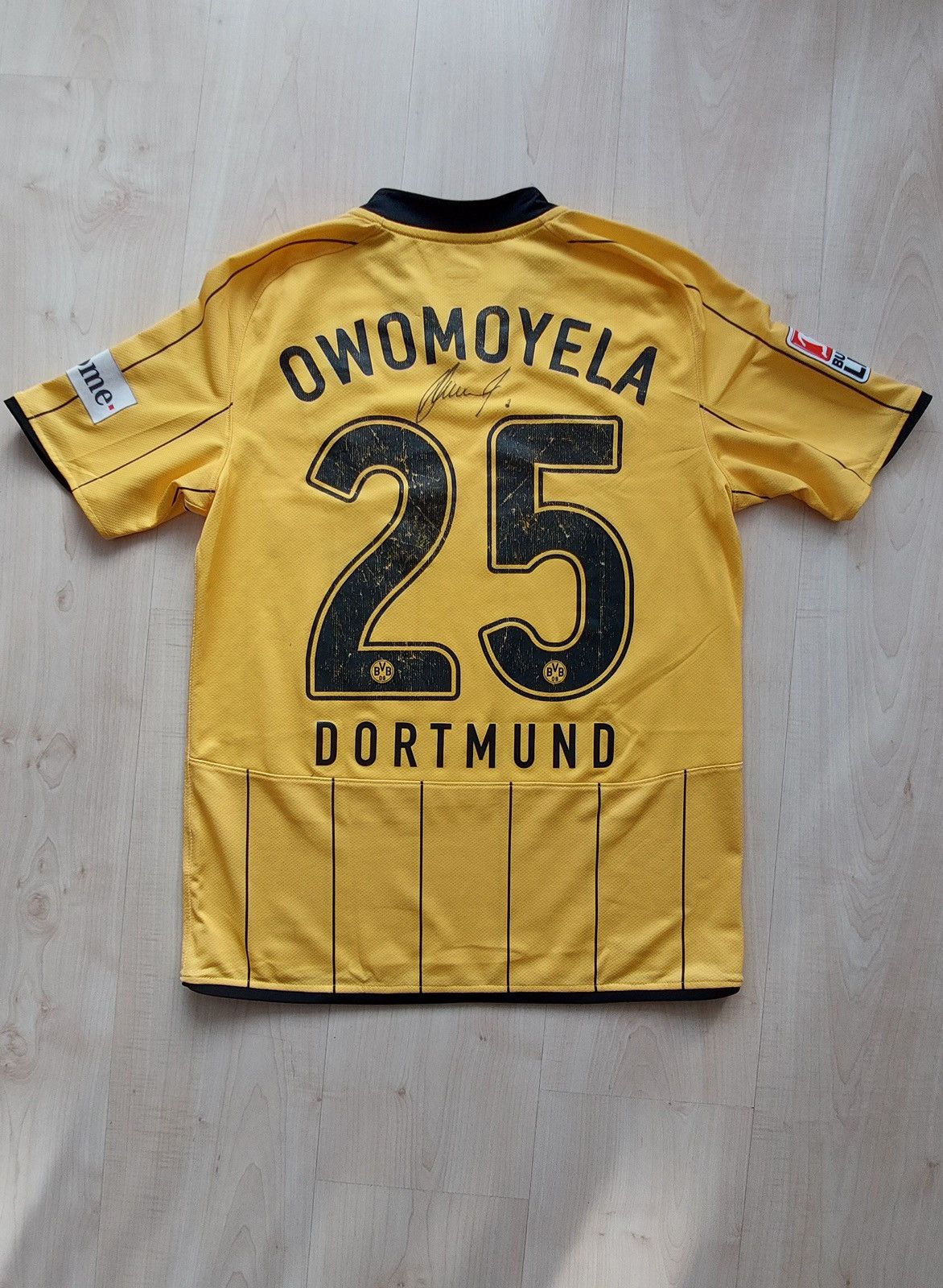 Nike × Vintage Soccer Jersey Nike Borussia Dortmund Patrick Owomoyela Size US S / EU 44-46 / 1 - 2 Thumbnail